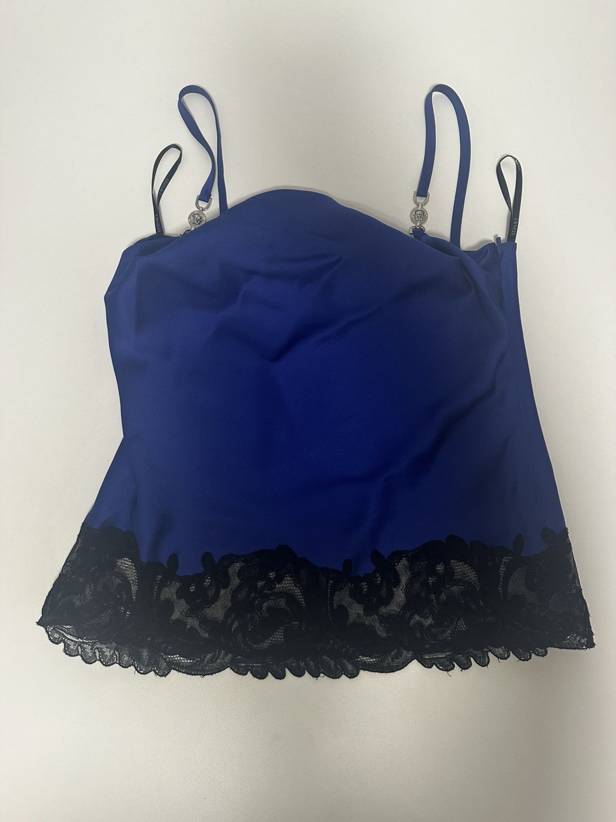 Versace Versace Blue Camisole Top Size M / US 6-8 / IT 42-44 - 9 Thumbnail