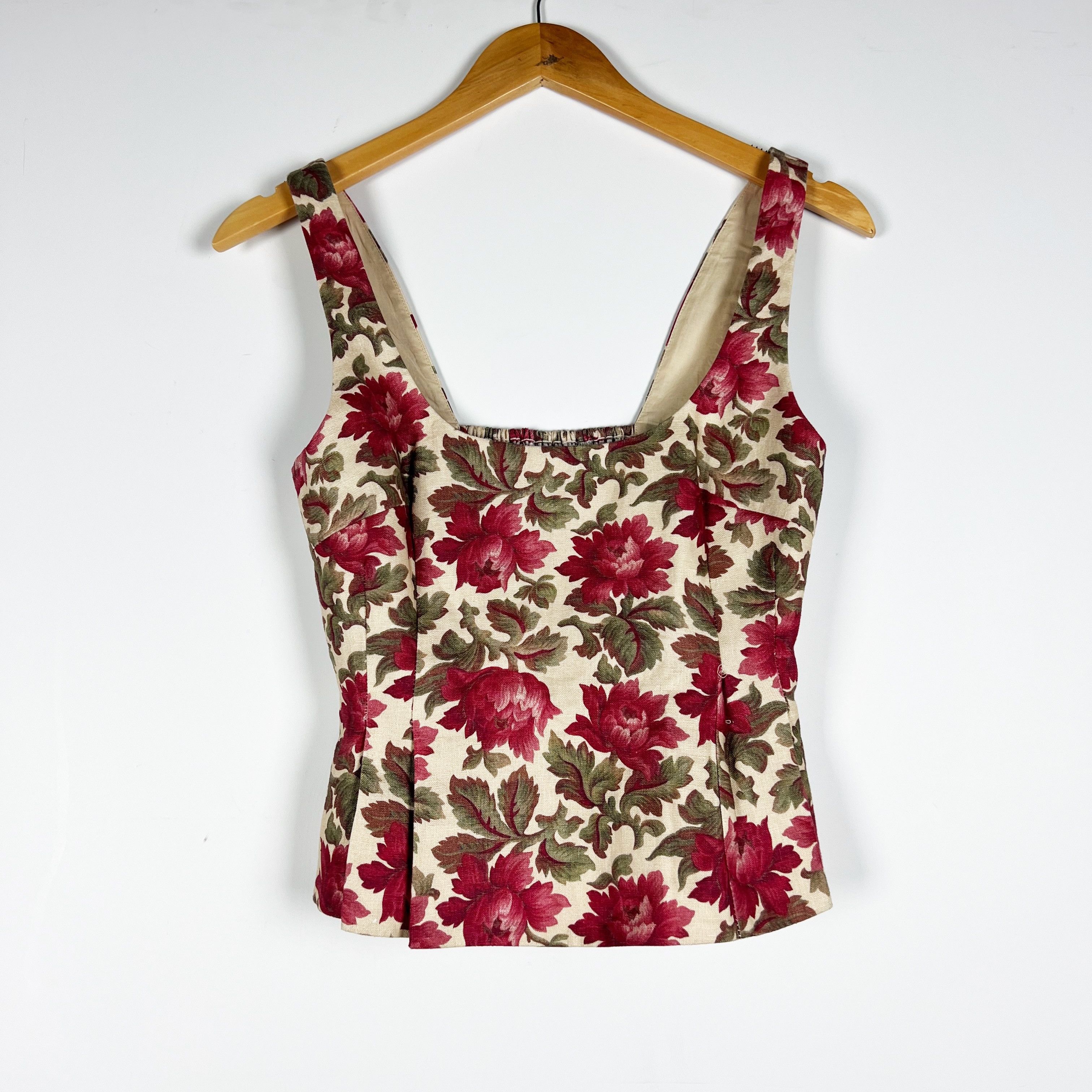 Other NEW Posse Rosalie Linen Woven Square Size XS / US 0-2 / IT 36-38 - 1 Thumbnail