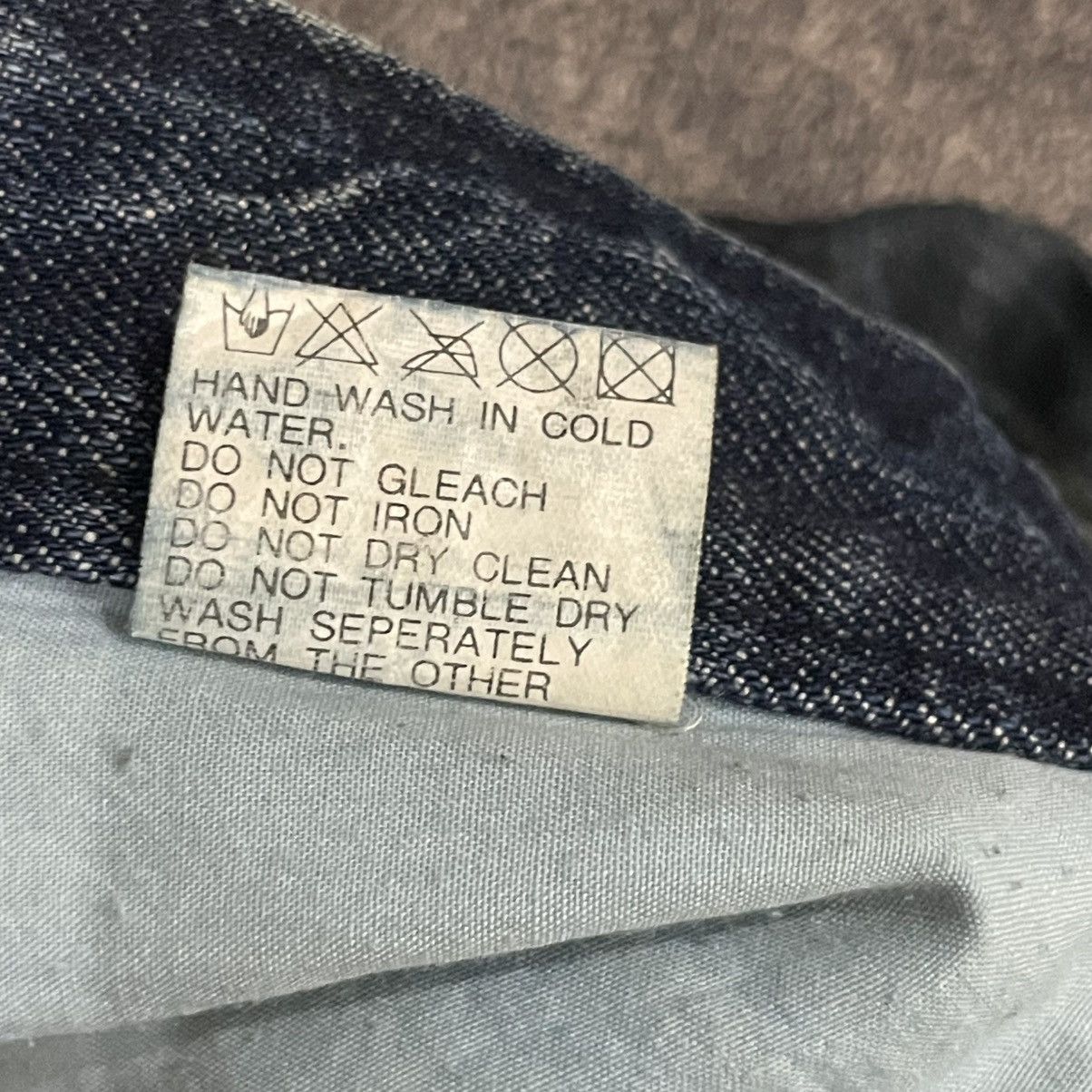 If Six Was Nine × Le Grande Bleu (L.G.B.) × Tornado Mart Cabane de Zucca Distressed Denim Yohji/Comme-Inspired Jeans Size US 32 / EU 48 - 9 Thumbnail