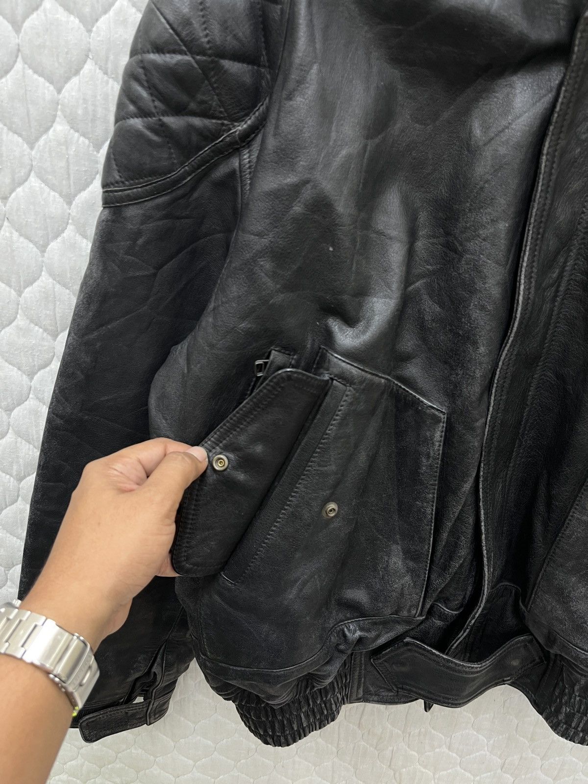 Kadoya 🔥🔥🔥ARCHIVE VINTAGE KUSHITANI RACING LEATHER JACKET Size US L / EU 52-54 / 3 - 18 Thumbnail
