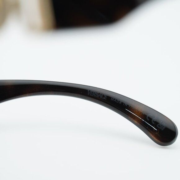 Versace Versace VE2299 100280 Sunglasses Gold Oval Frame, Dark Blue Size ONE SIZE - 7 Thumbnail