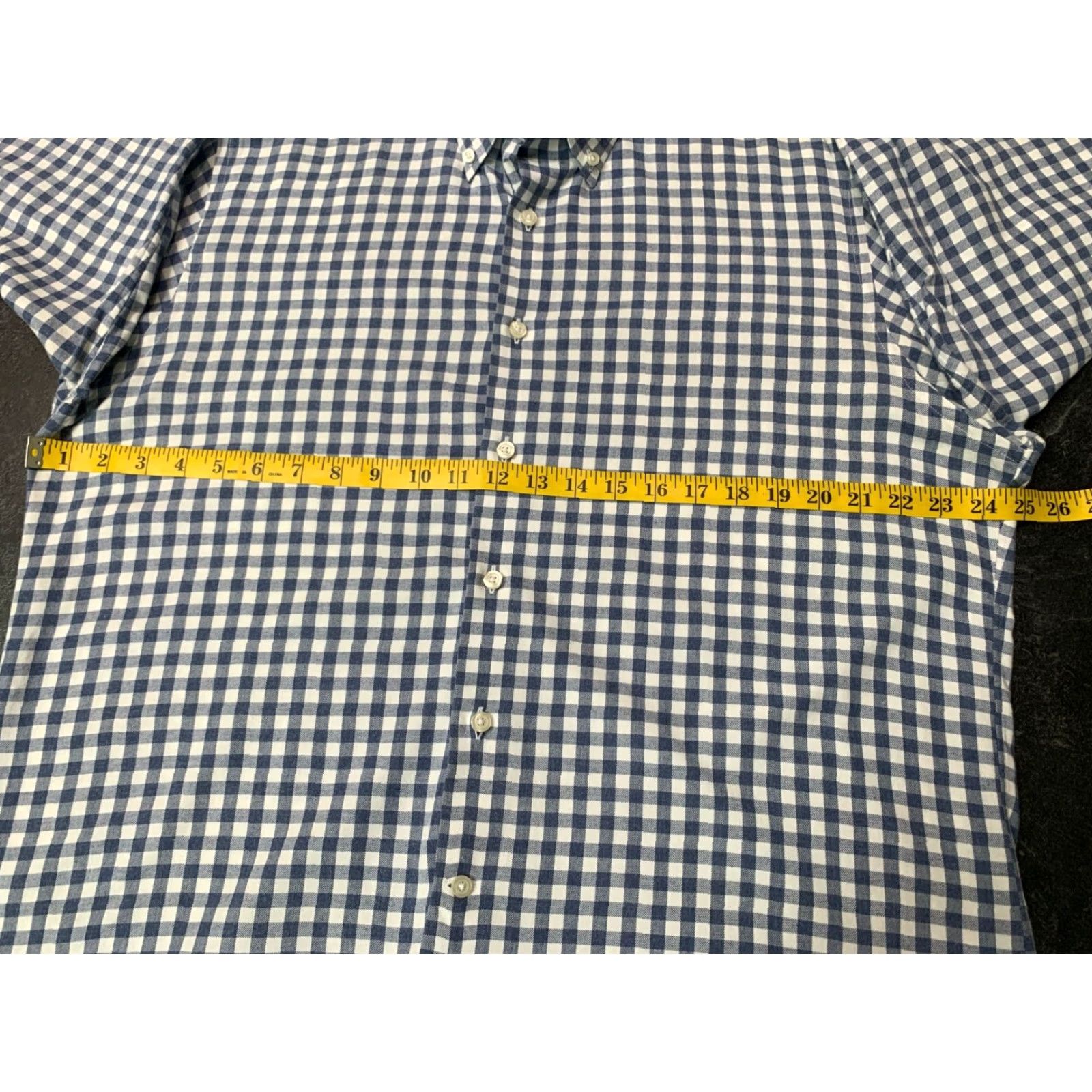 Vintage STANTT Men's Blue Plaid Classic Fit Long Sleeve Dress Shirt Large Size US L / EU 52-54 / 3 - 6 Thumbnail