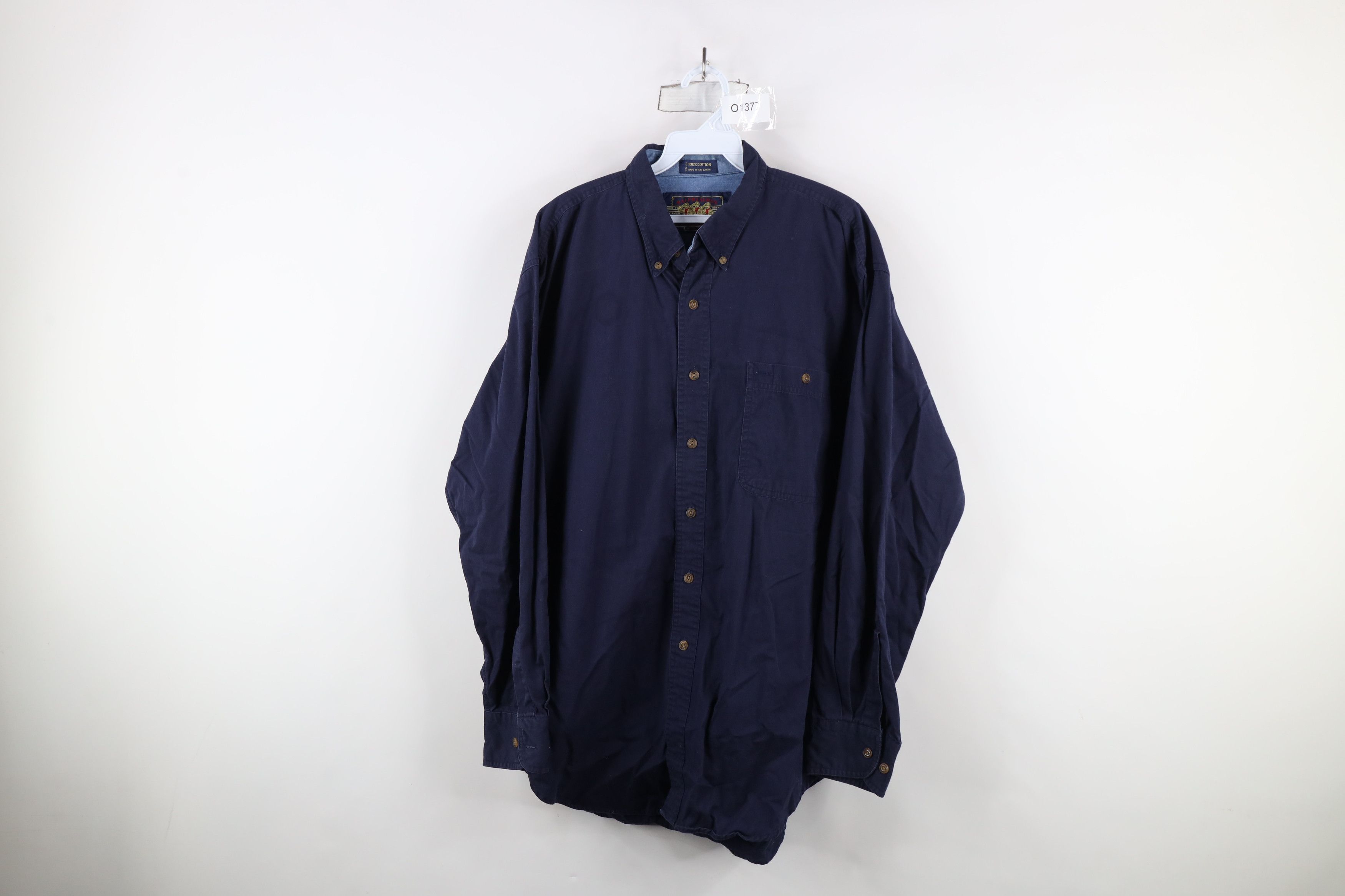 Ralph Lauren × Vintage Vintage 90s Chaps Ralph Lauren Boy Scout Tag Button Shirt Size US M / EU 48-50 / 2 - 1 Thumbnail