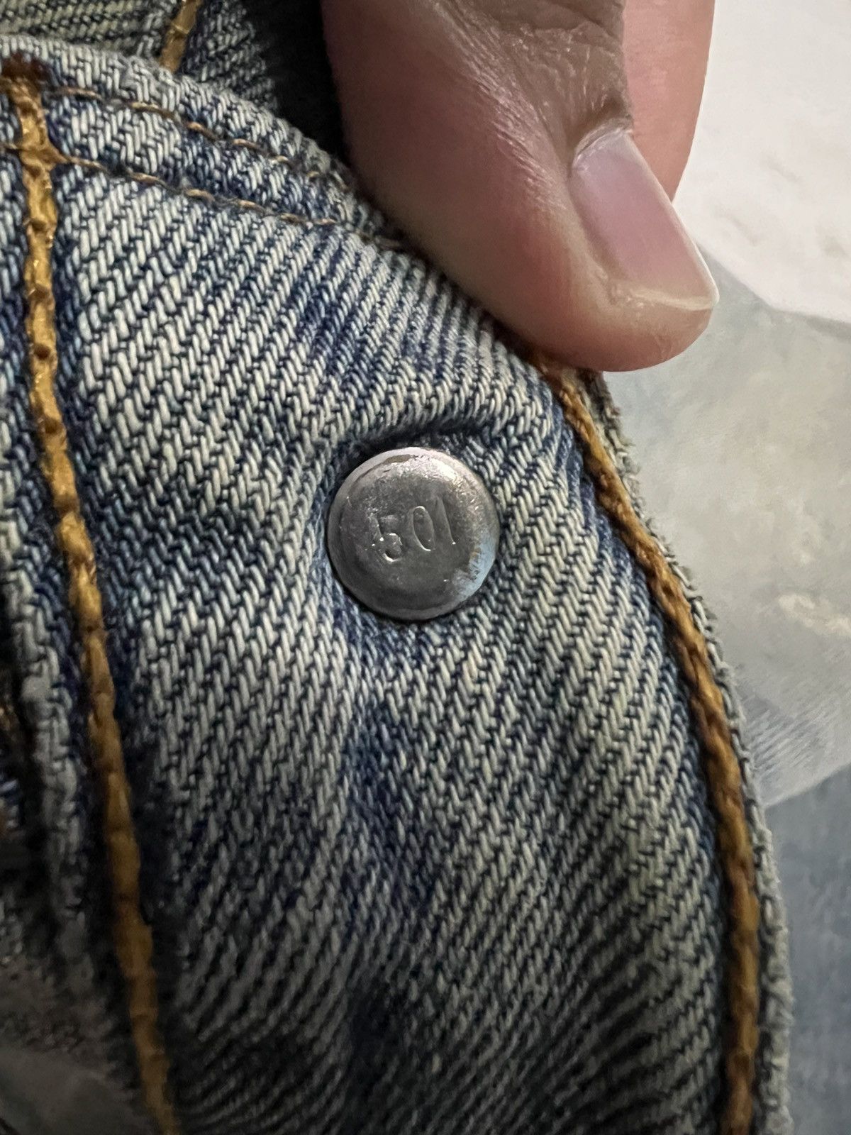 Levi's 💥90s Levis 501 kurt Corbain Mud Wash Distressed Jean Size US 29 - 13 Thumbnail