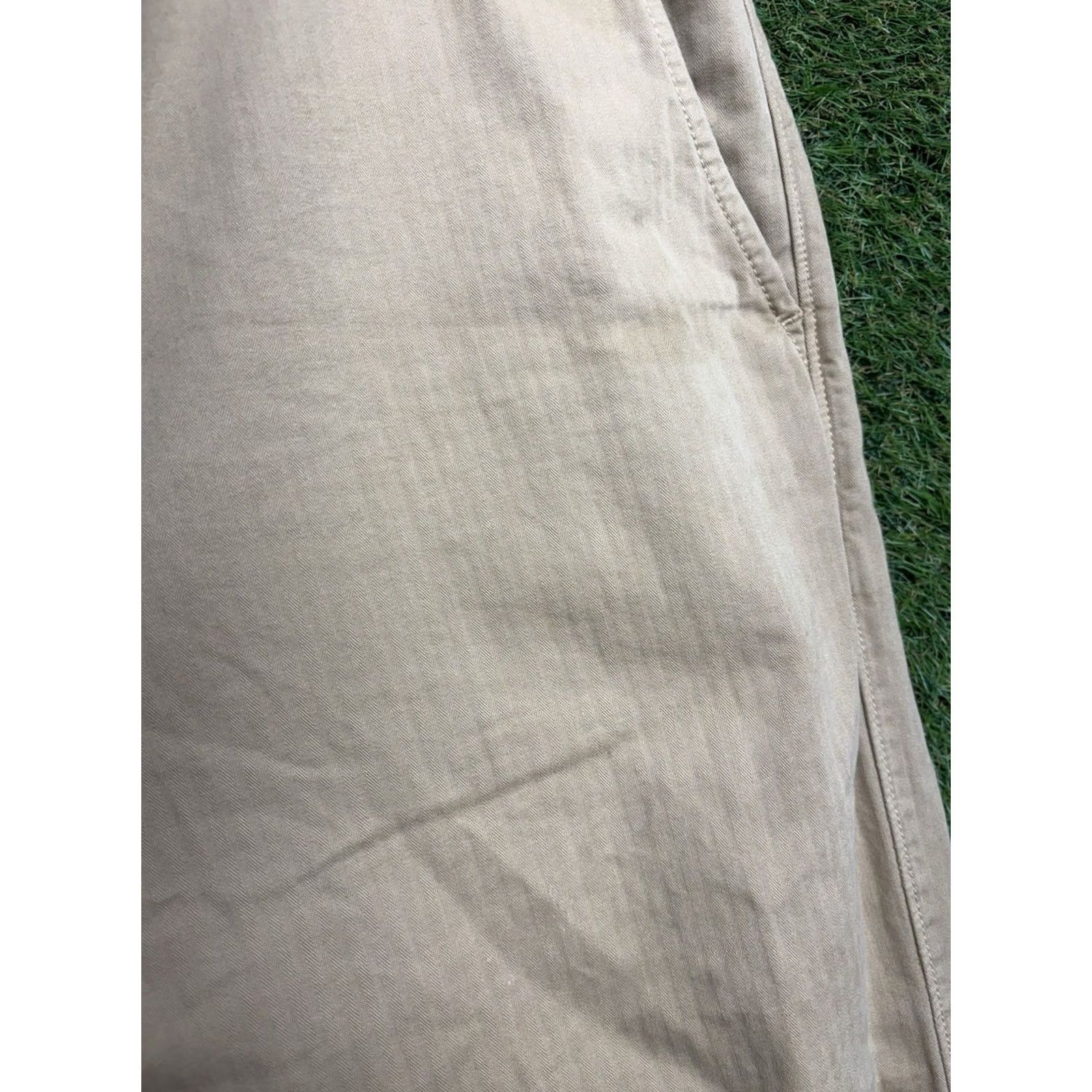 Banana Republic Banana Republic Pants Mens 38 Relaxed Fit Herringbone Wool Cotton Dress Straight Leg Size US 38 / EU 54 - 5 Thumbnail