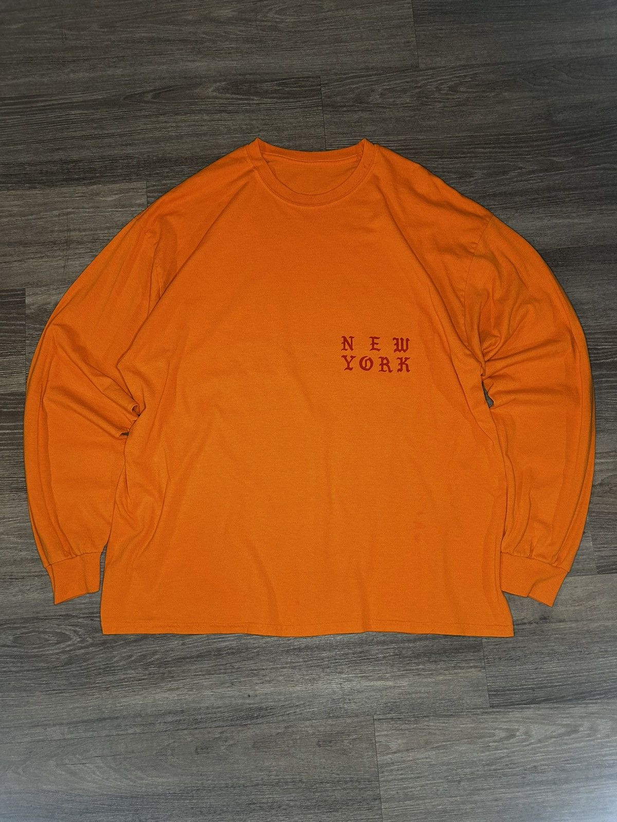Yeezy Kanye West The Life Of Pablo New York Long sleeve T-shirt Size US XXL / EU 58 / 5 - 1 Thumbnail