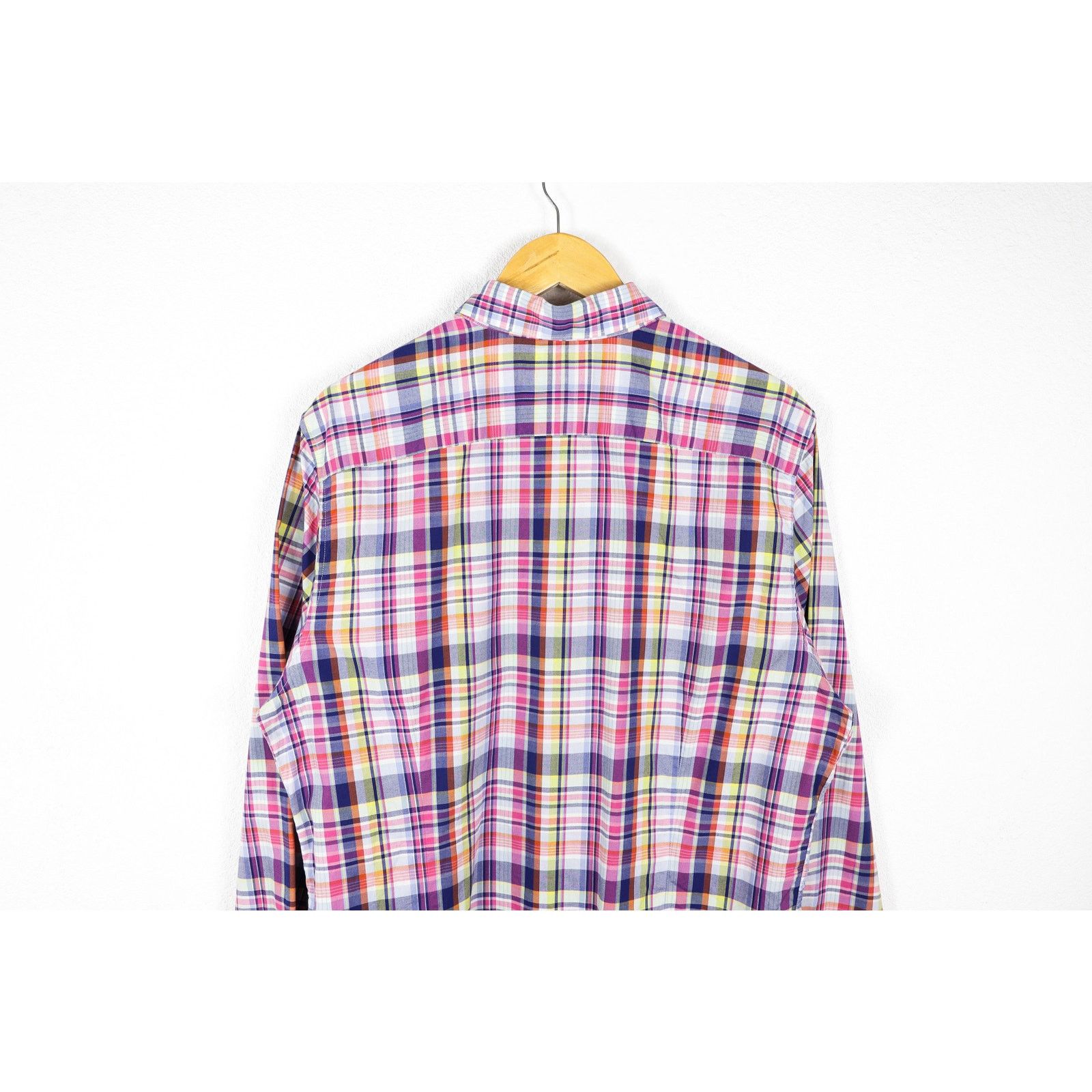 Barbour Barbour Douglas Tailored Fit Pink Plaid Oxford Shirt Size US L / EU 52-54 / 3 - 10 Thumbnail