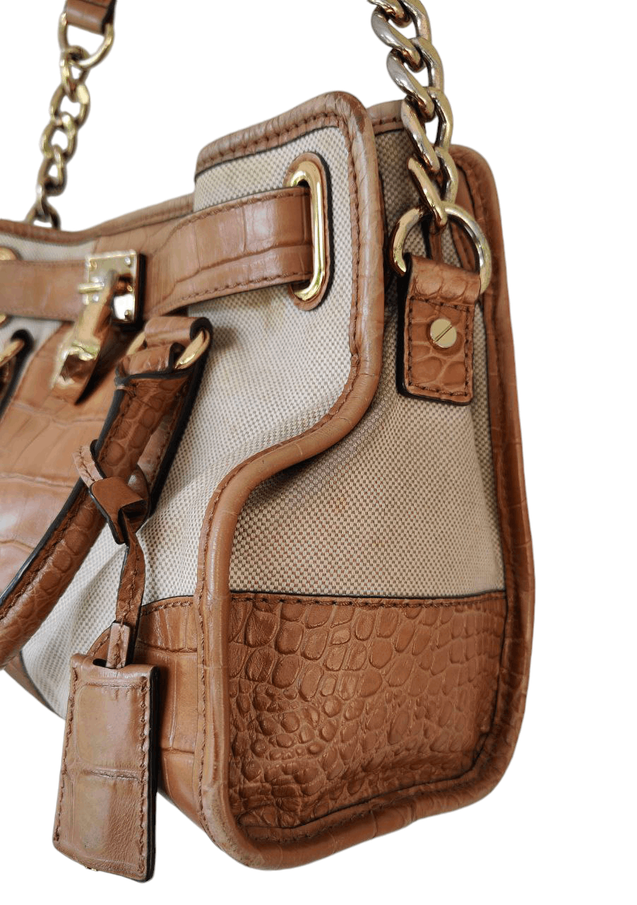 Michael Kors Michael Kors Hamilton Walnut Brown Leather Size ONE SIZE - 7 Thumbnail