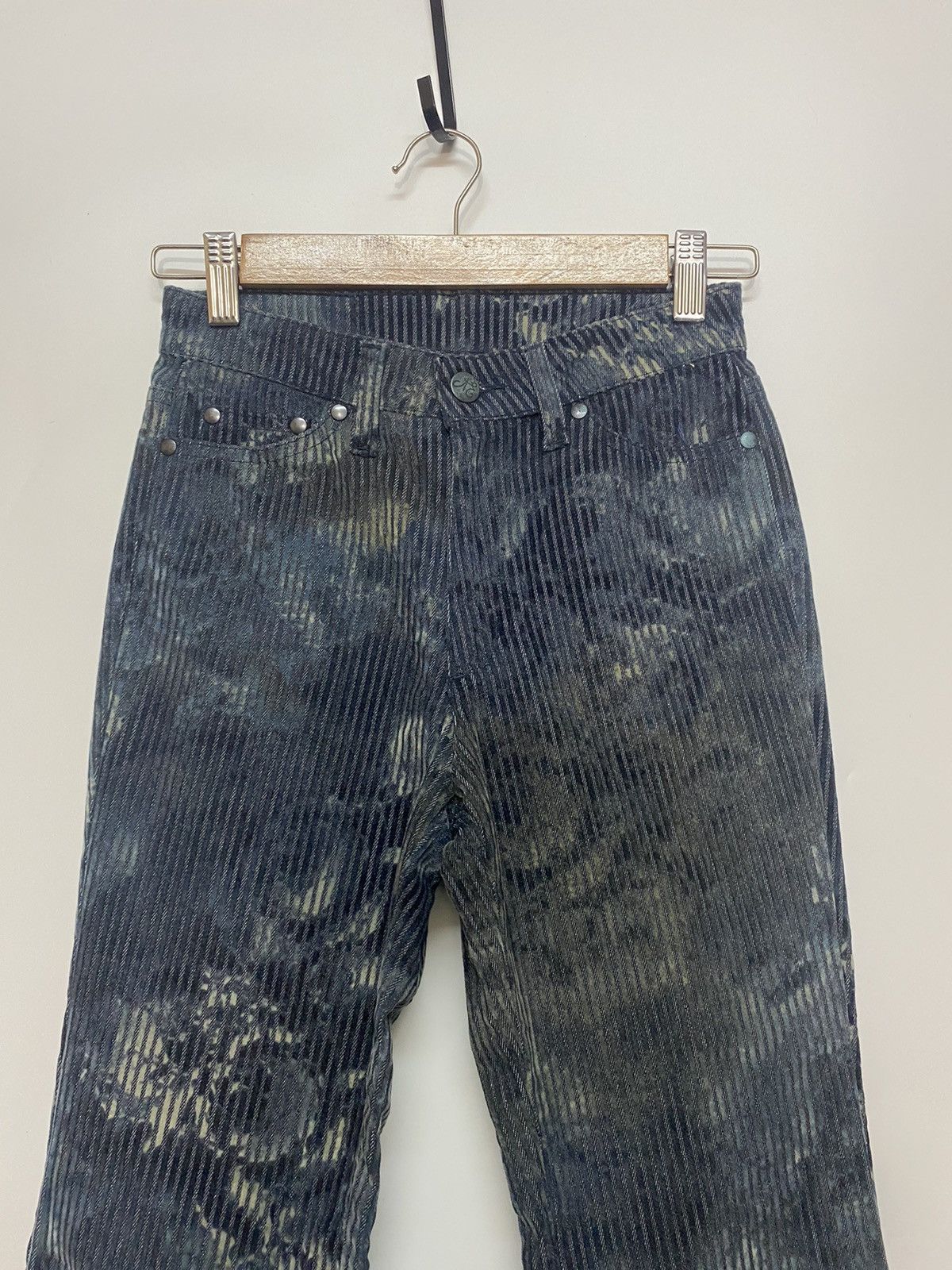 Designer × Vintage Vintage ANNE ELISABETH Jeans Corduroy Bootcut Pants Size 24" / US 00 / IT 34 - 7 Thumbnail