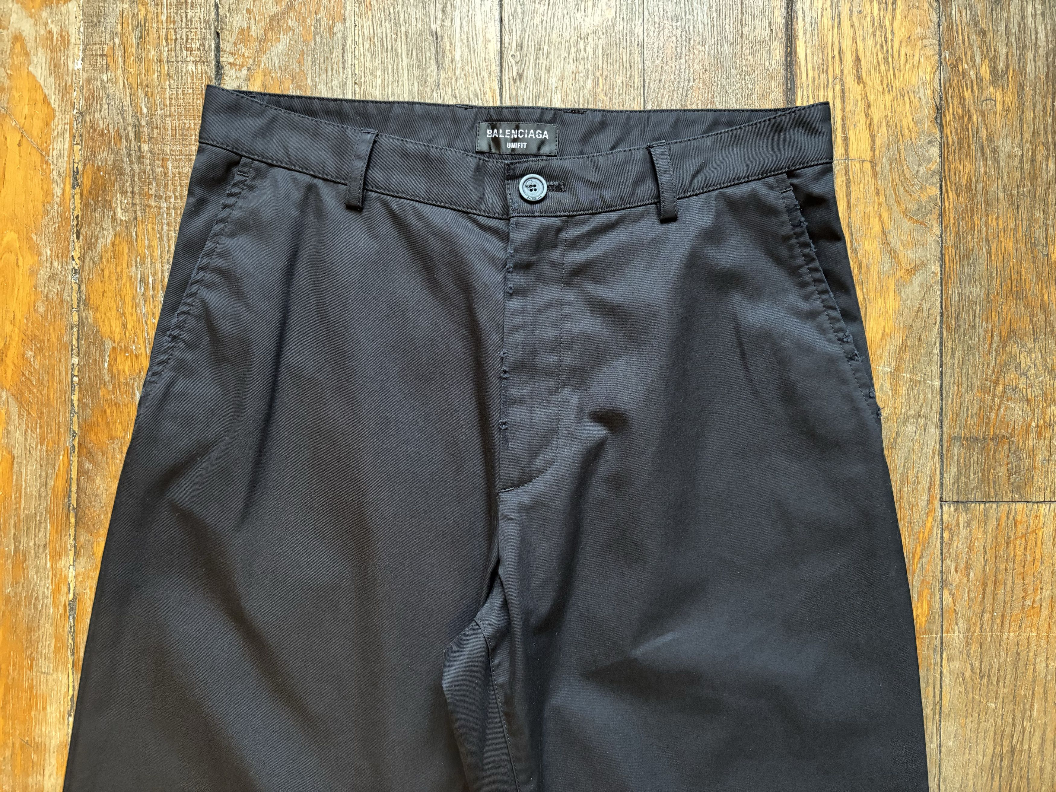 Balenciaga Balenciaga Cropped Pants Black Size US 30 / EU 46 - 2 Thumbnail