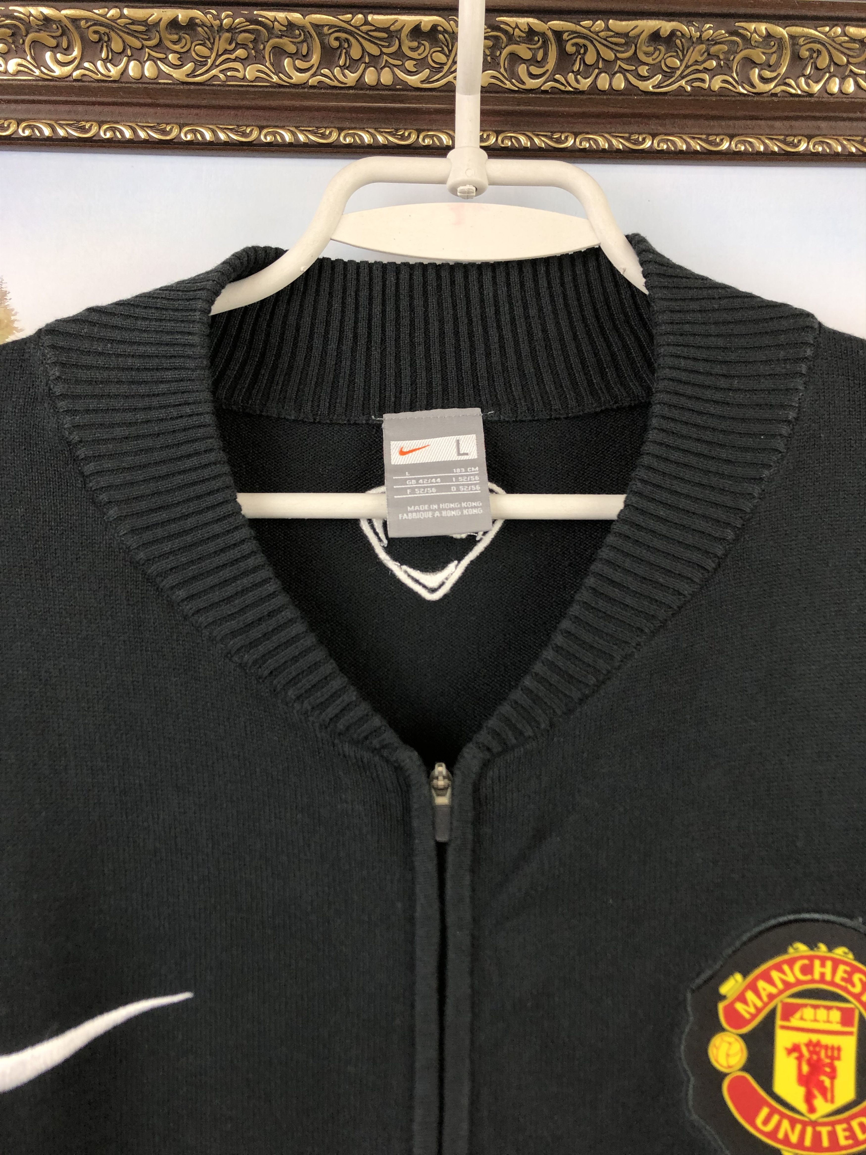 Nike Vintage Manchester United Football Jacket Sweater Soccer Size US L / EU 52-54 / 3 - 8 Thumbnail