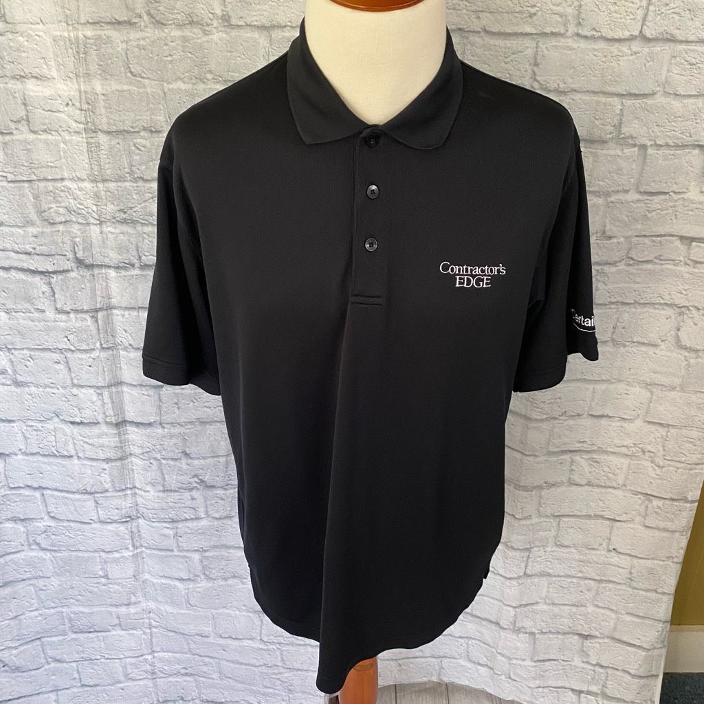 Cabelas Cabelas men XL 3 button dri fit short sleeve polo black Size US XL / EU 56 / 4 - 1 Thumbnail