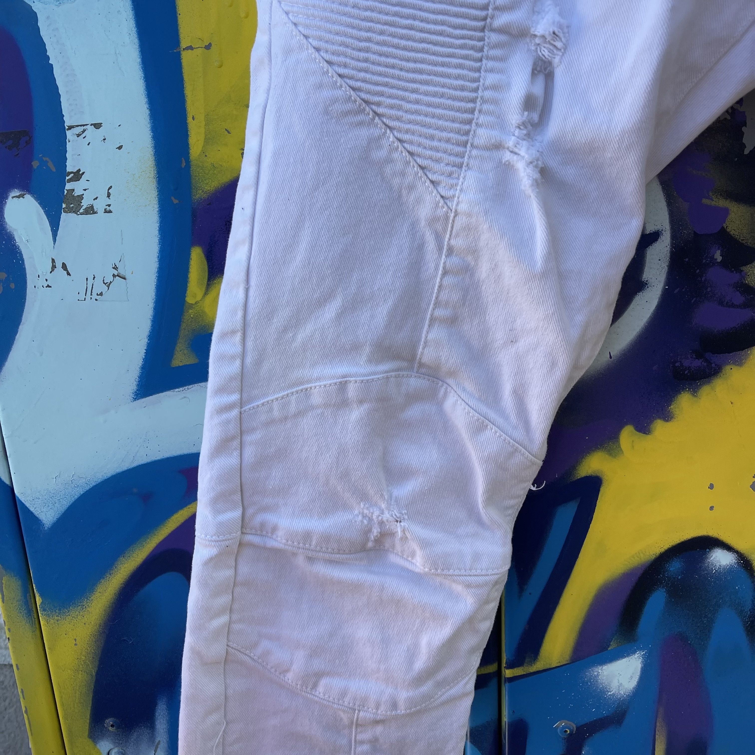 Balmain × Pierre Balmain Pierre Balmain Biker Pants Size US 34 / EU 50 - 3 Thumbnail