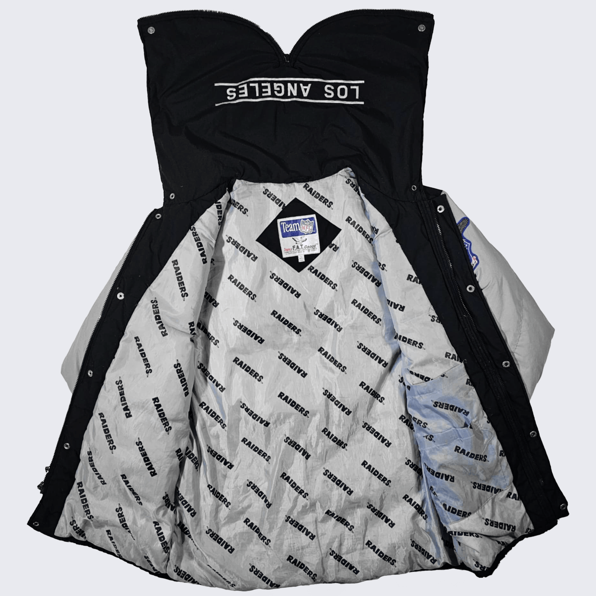 NFL × Triple F.A.T. Goose × Vintage Los Angeles Raiders Vintage 90s Triple FAT Goose Down Jacket Size US L / EU 52-54 / 3 - 3 Thumbnail