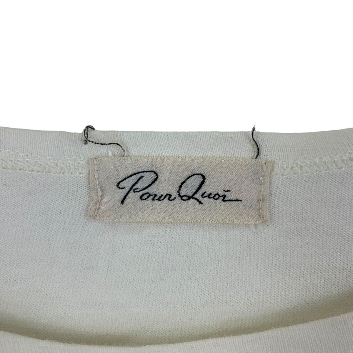 Vintage Vintage POUR QUOI FRENCH Avoir Bon Pied Tee Shirt Size S / US 4 / IT 40 - 5 Thumbnail