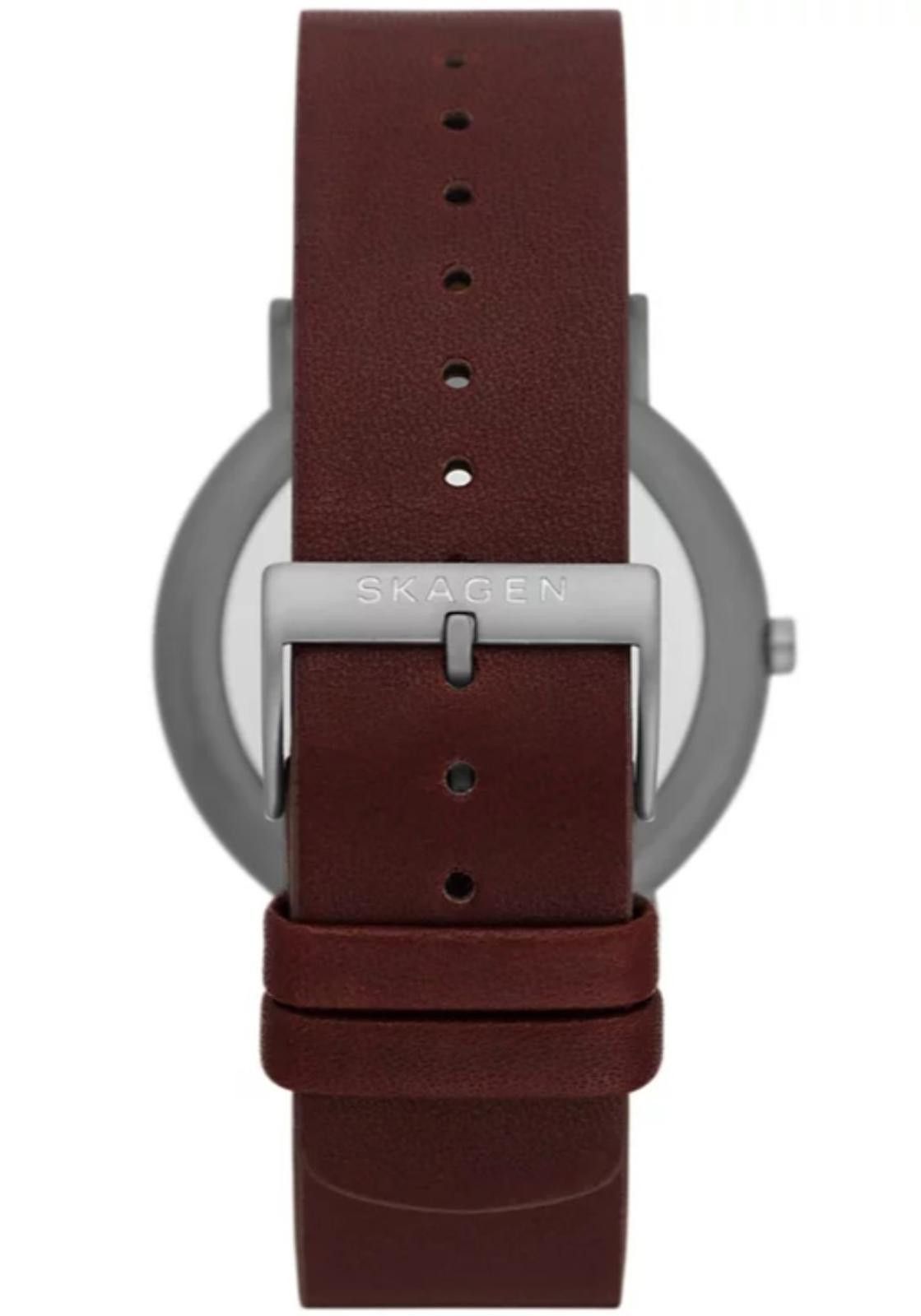 Skagen SkagenWomen'sSignaturThree-HandRedWoodLeatherStrapWatch,40mm Size ONE SIZE - 3 Thumbnail