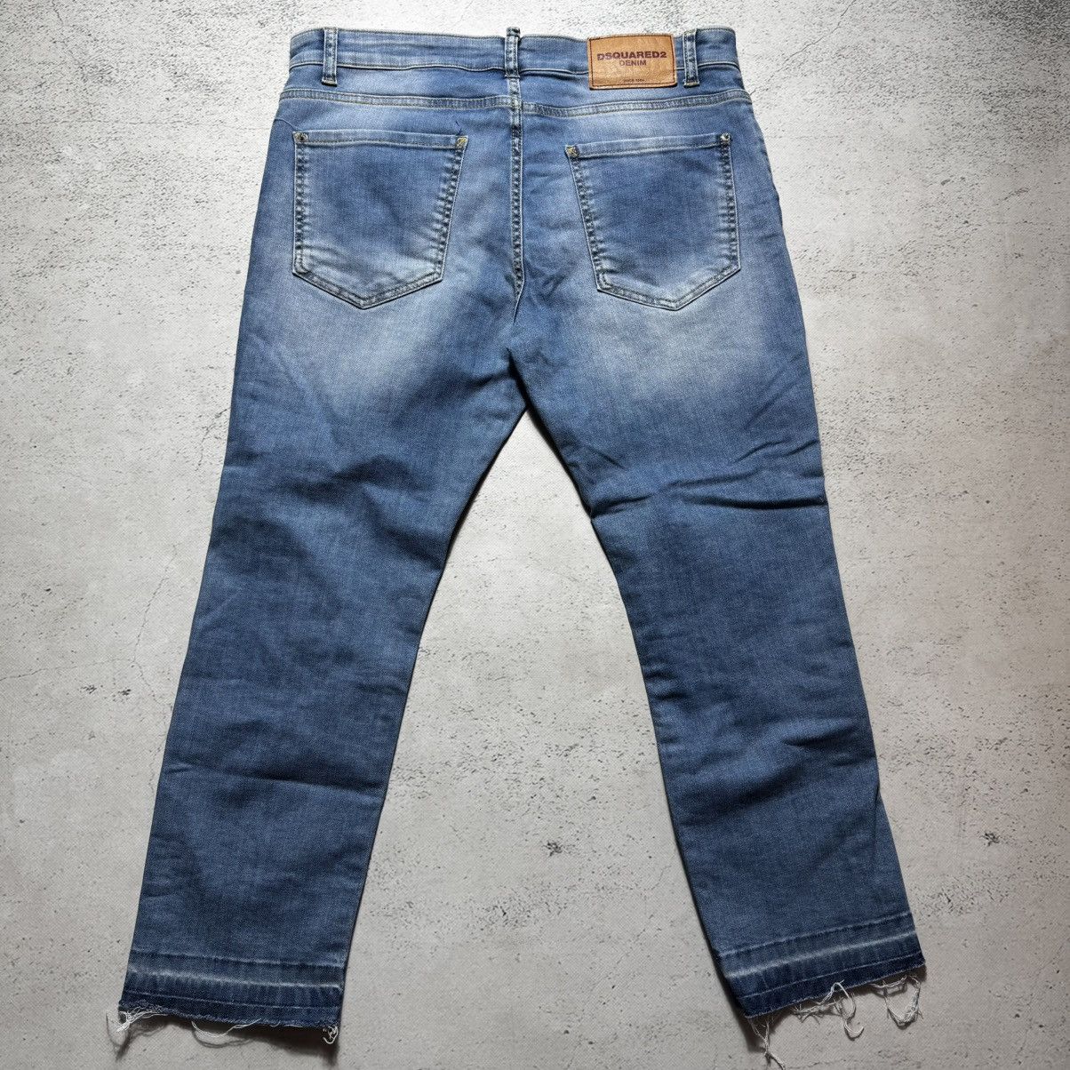 Dsquared2 y2k distressed jeans waist 45 disquared2 gallery dept style Size 32" / US 10 / IT 46 - 13 Thumbnail