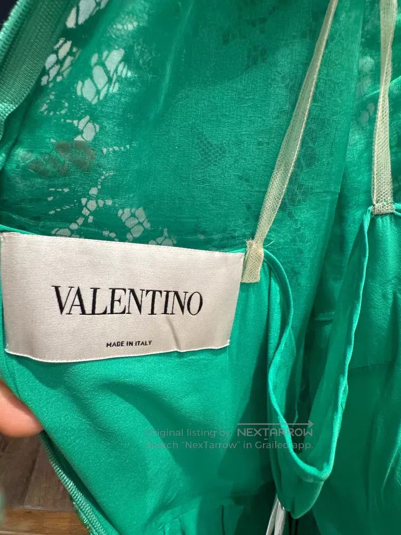Valentino Valentino Green lace dress Size S / US 4 / IT 40 - 3 Thumbnail