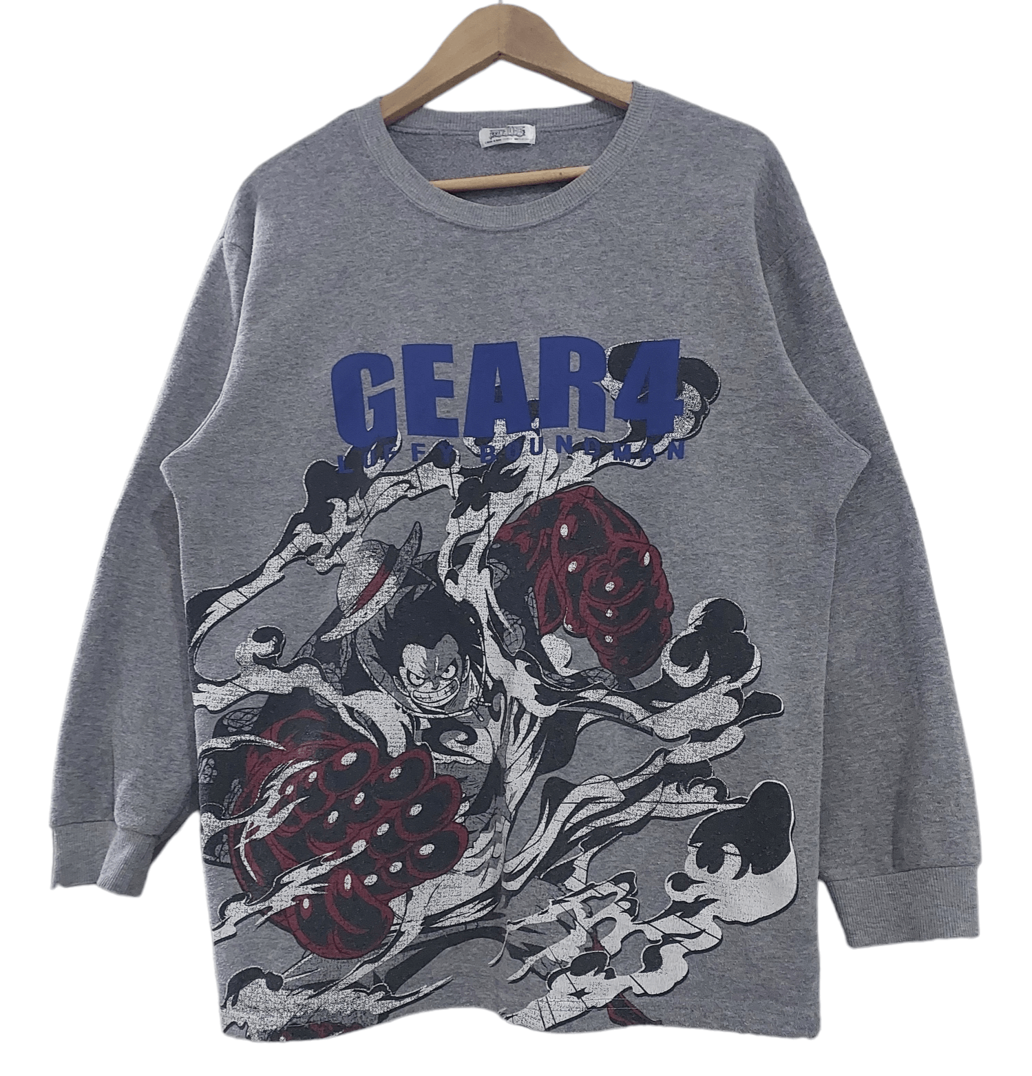 Anime ONE PIECE ANIME LUFFY BOUNDMAN GEAR 4 SWEATSHIRT Size US L / EU 52-54 / 3 - 1 Thumbnail
