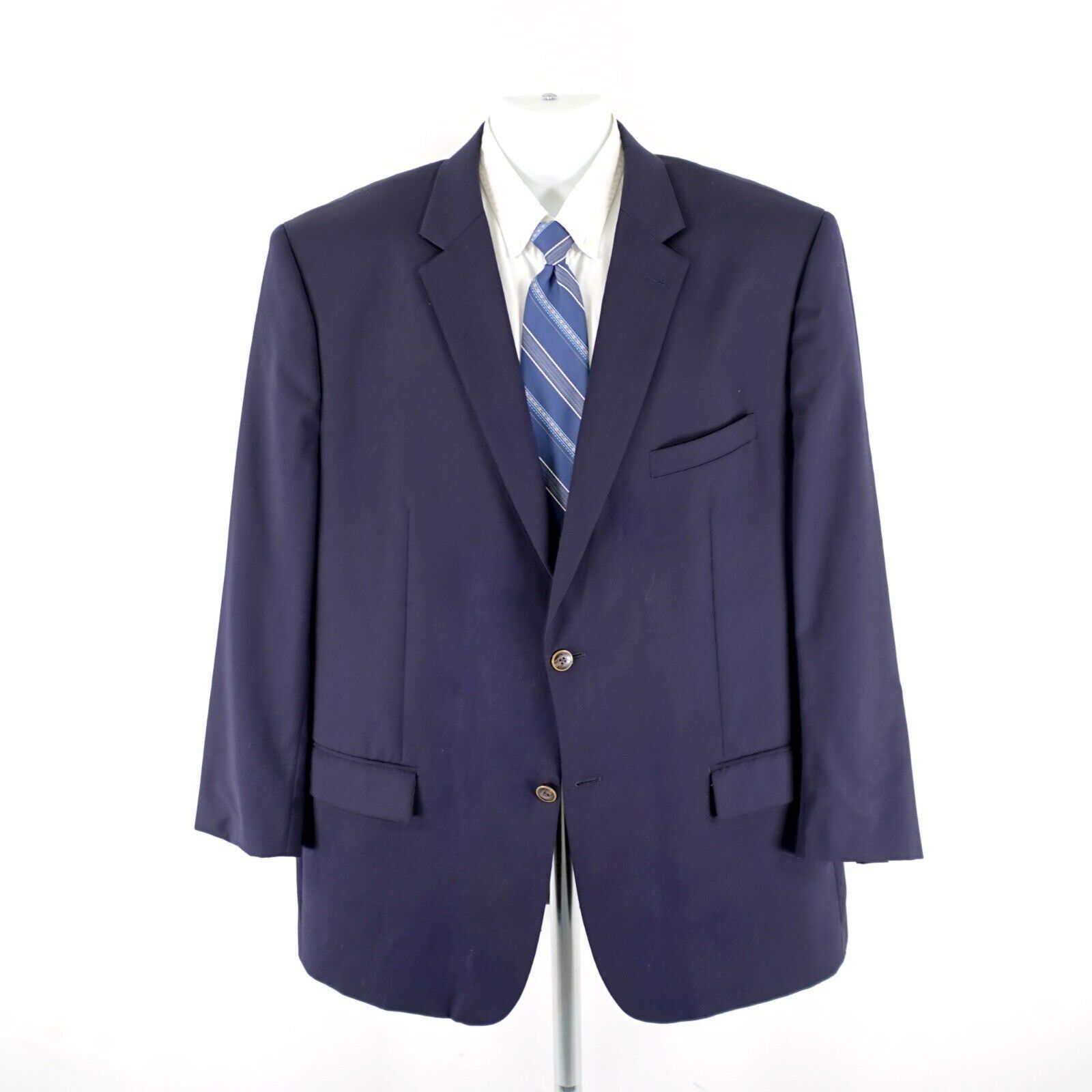 Joseph & Feiss Joseph & Feiss Gold Wool Blue 2 Button Blazer 46L Or Slim 48 Size 46L - 5 Thumbnail