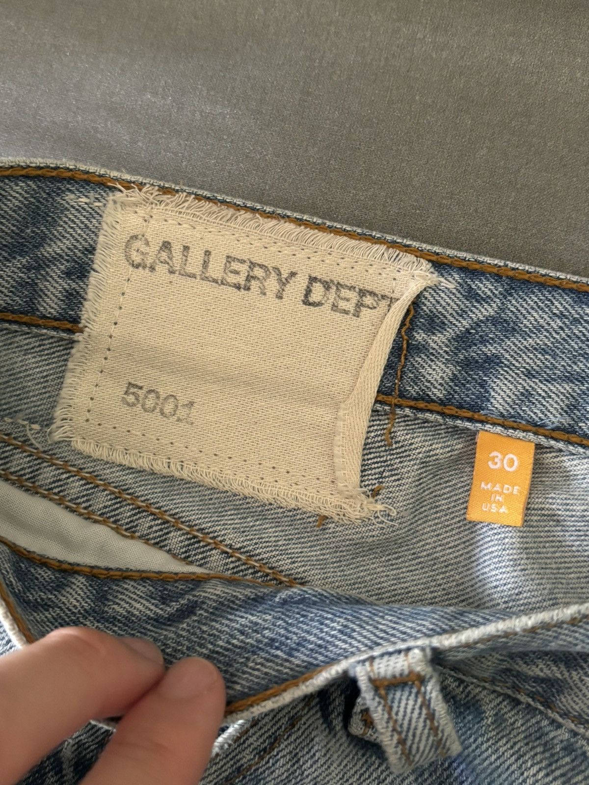 Gallery Dept. 5001 GALLERY DEPT DENIM Size US 31 - 13 Thumbnail