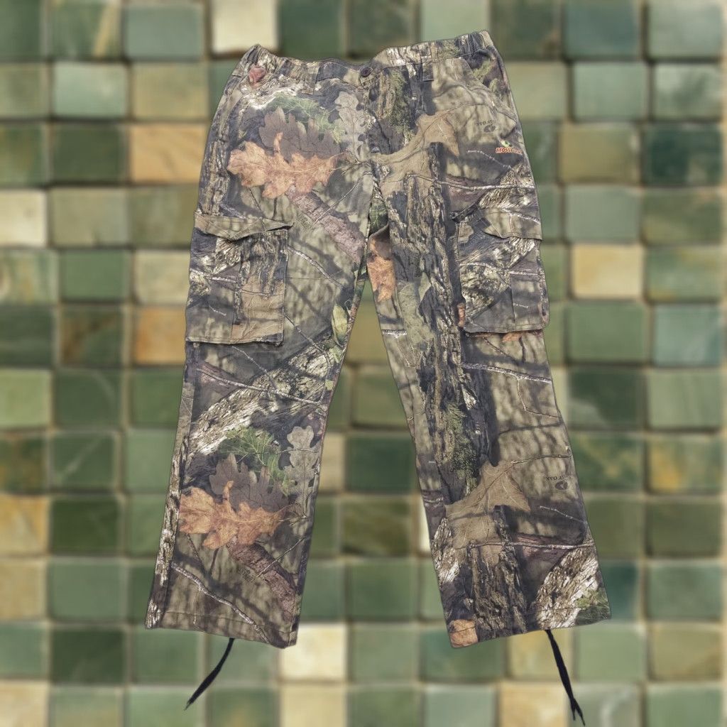 Vintage Mossy Oak Camo Cargo Pants Mens XL 40-42 Hunting Woodland Country Field Bush Size US 36 / EU 52 - 1 Thumbnail