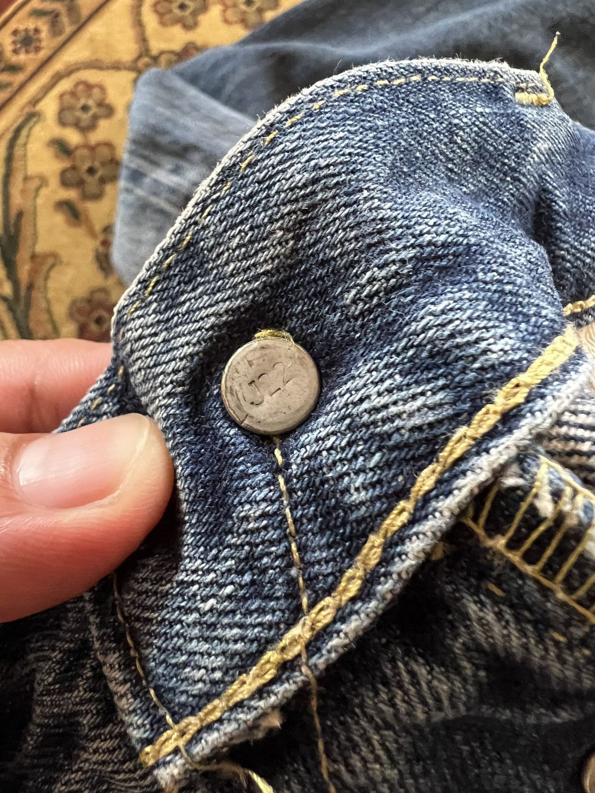 Levi's × Levi's Vintage Clothing VINTAGE LEVIS 503B BIG E SELVEDGE DISTRESSED JEANS Size US 32 / EU 48 - 14 Thumbnail