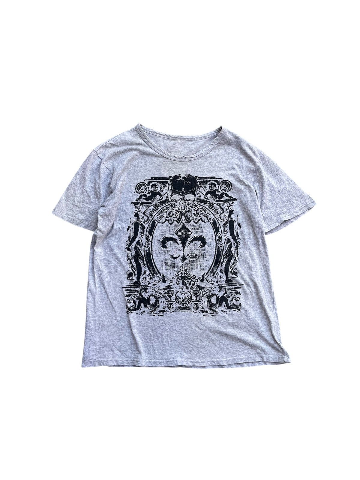 If Six Was Nine × Japanese Brand × Le Grande Bleu (L.G.B.) JAPANESE SKULL TRIBAL POEM GOTHIC TEE PUNK Size US S / EU 44-46 / 1 - 1 Thumbnail