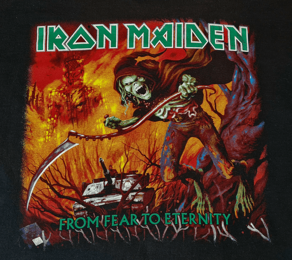 Fruit Of The Loom Iron Maiden - From Fear to Eternity -Early 90's XL VERY RARE Size US XL / EU 56 / 4 - 3 Thumbnail