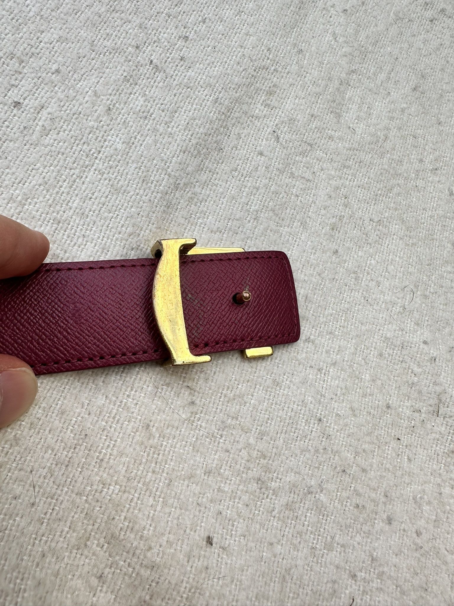 Louis Vuitton Louis Vuitton Belt Monogram Reversible Pink and Brown LV Size ONE SIZE - 9 Thumbnail