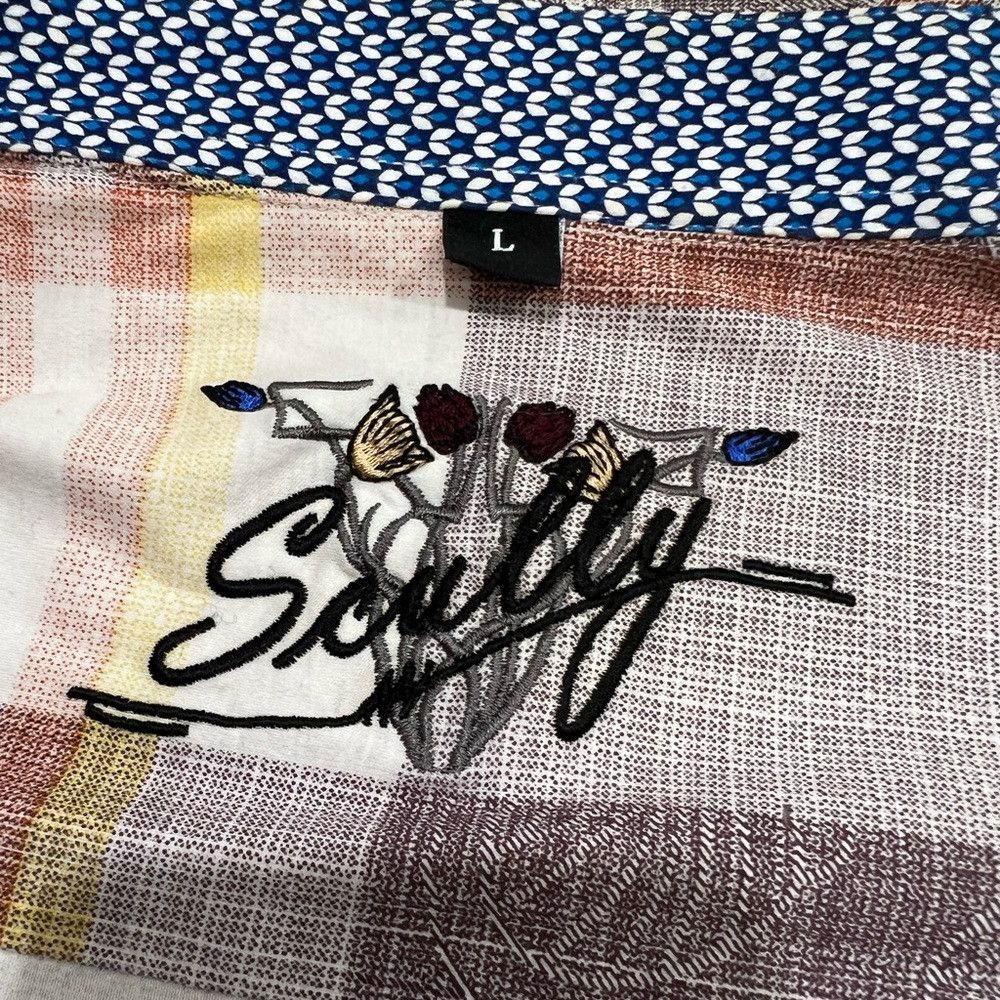 Scully SCULLY SIGNATURE SOFT SERIES MEN'S LARGE PLAID SNAP LONG SL Size US L / EU 52-54 / 3 - 8 Thumbnail