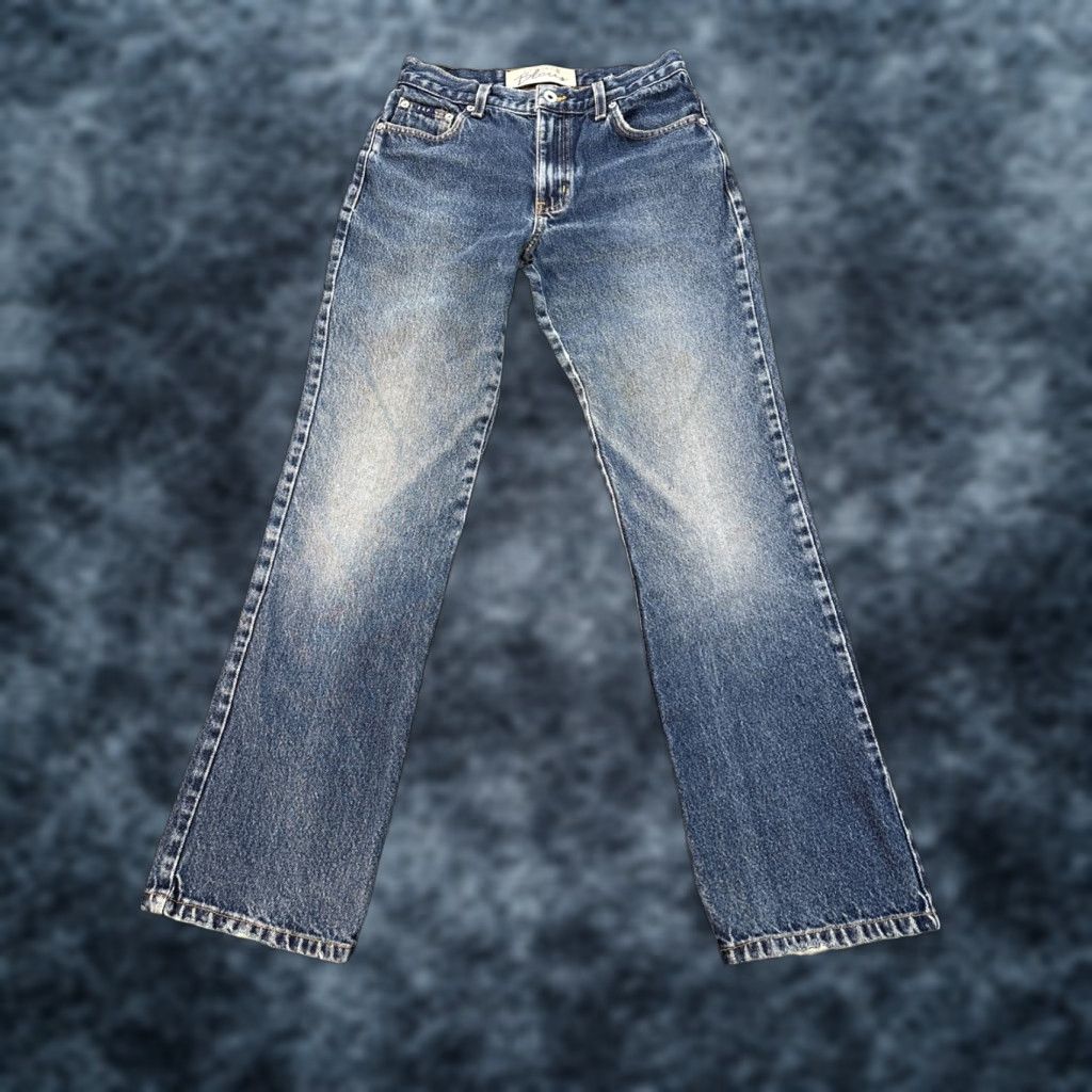 Express VINTAGE Express Jeans Womens 26x30 Stonewash Blue Med Wash Frayed 90s Mens/ Womens? Size 26" / US 2 / IT 38 - 1 Thumbnail