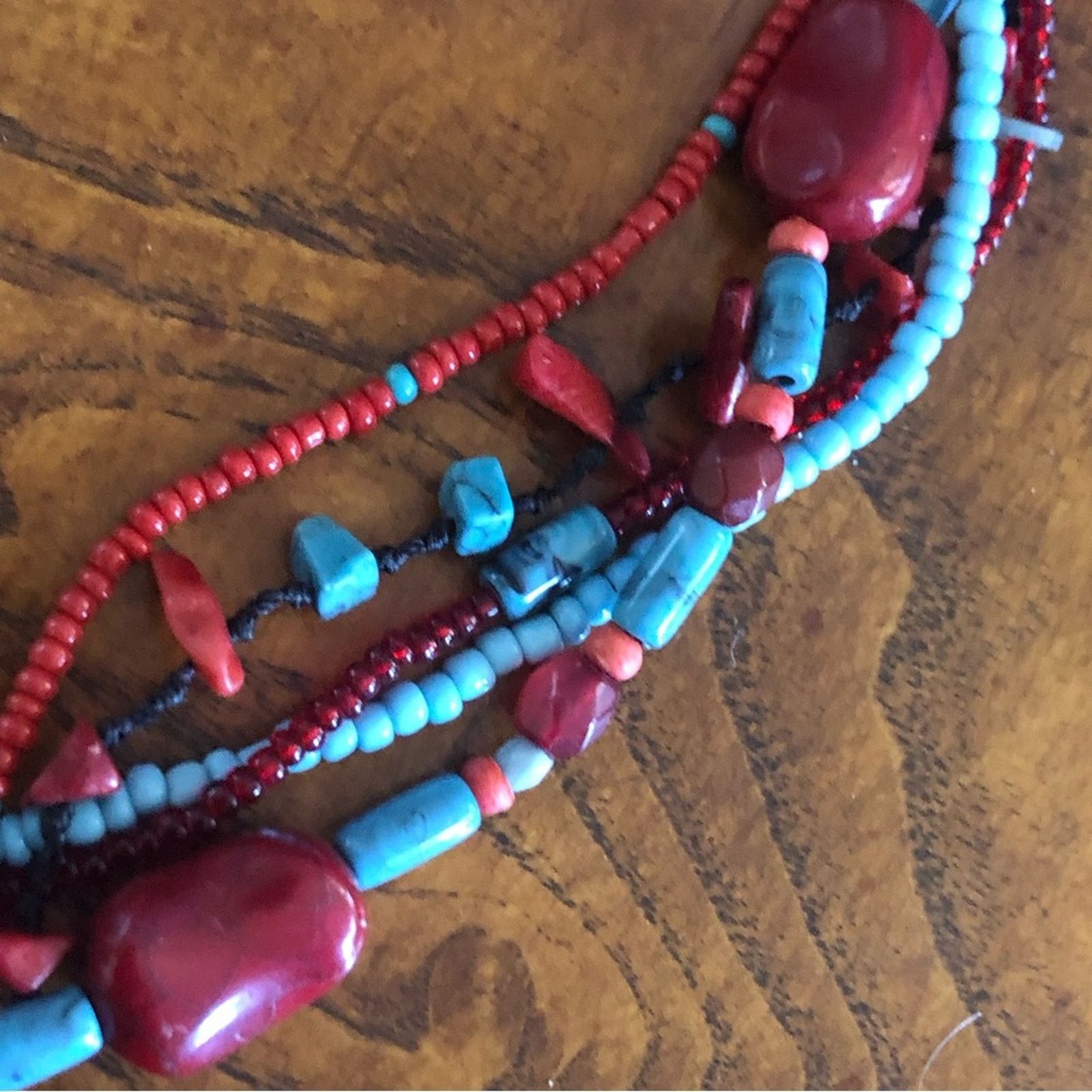 Jewelry Southwestern faux red coral and howlite jewelry set Size ONE SIZE - 12 Thumbnail
