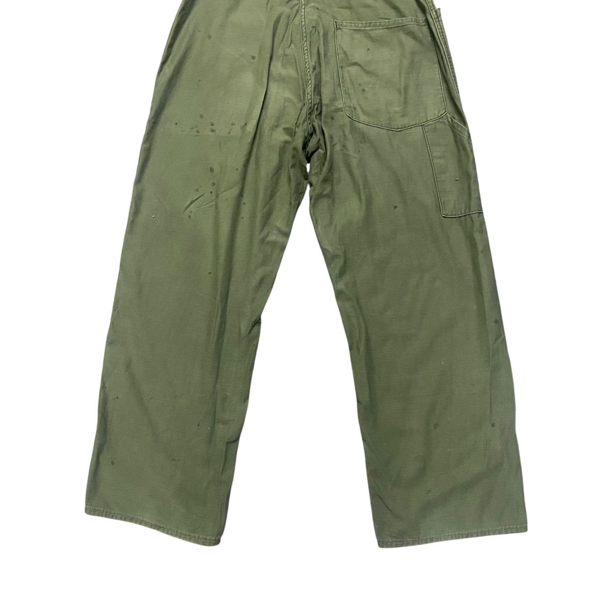Vintage Vintage Us Army OG-107 Sateen Coveralls Vietnam War Size US 34 / EU 50 - 14 Thumbnail