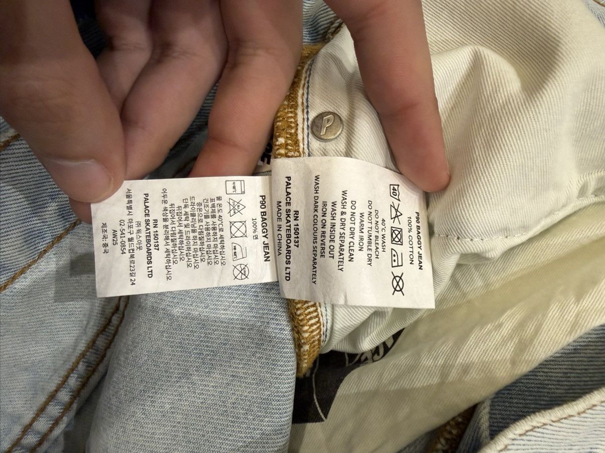 Palace Palace Baggy Denim Jeans Size US 30 / EU 46 - 5 Thumbnail