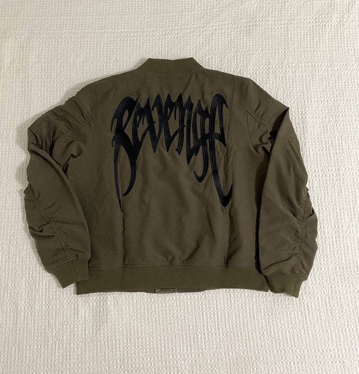Revenge Revenge Embroidered Nylon Bomber Jacket Size US M / EU 48-50 / 2 - 1 Thumbnail