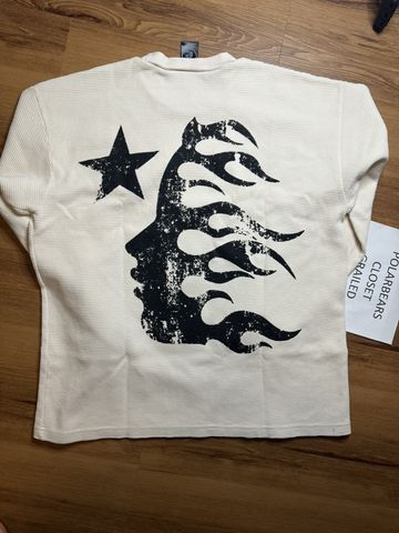 Hellstar Records Tee Size XL Cream
