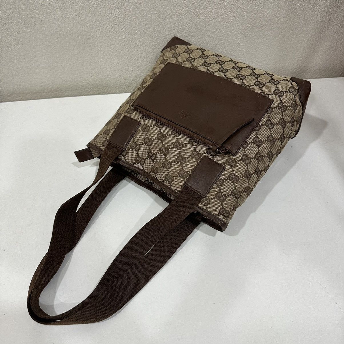 Gucci ‼️YES‼️ GUCCI MEDIUM GG CANVAS MONOGRAM TOTE BAG Size ONE SIZE - 11 Thumbnail