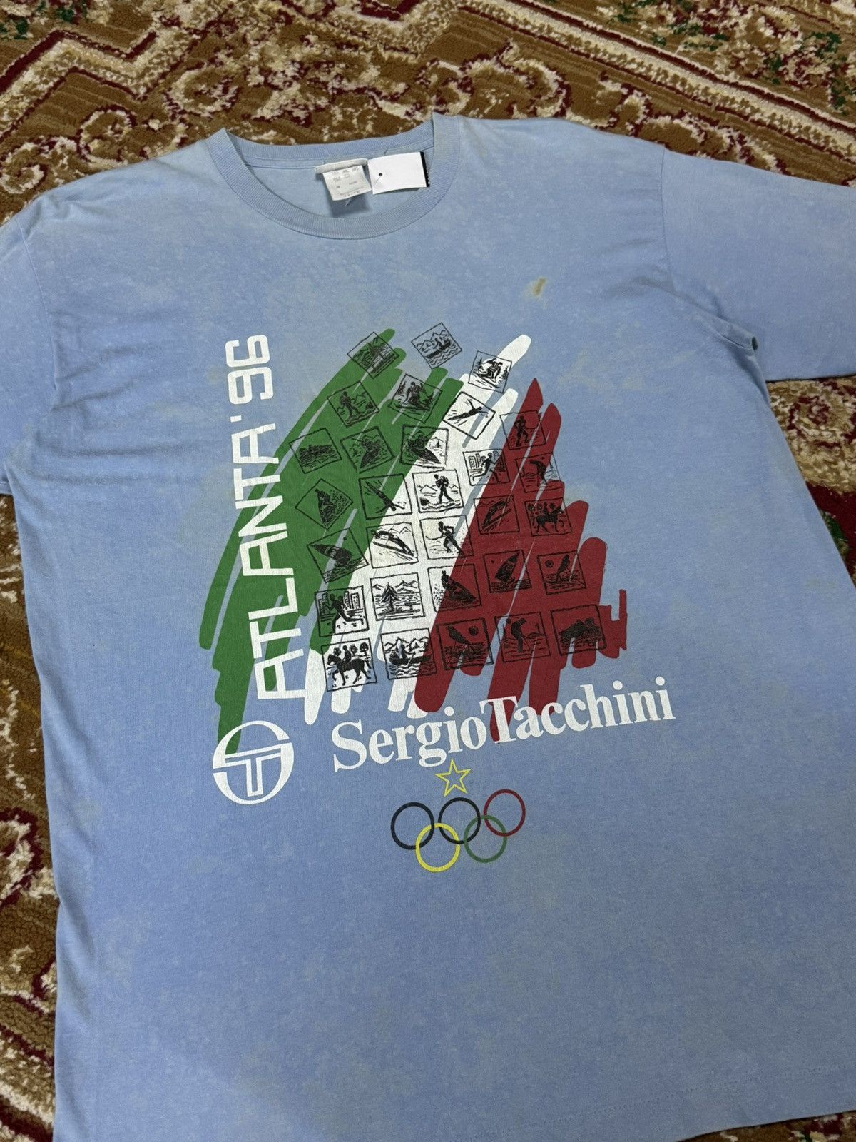 Sergio Tacchini OLYMPIC ATLANTA 96 VINTAGE SERGIO TACCHINI Size US M / EU 48-50 / 2 - 3 Thumbnail