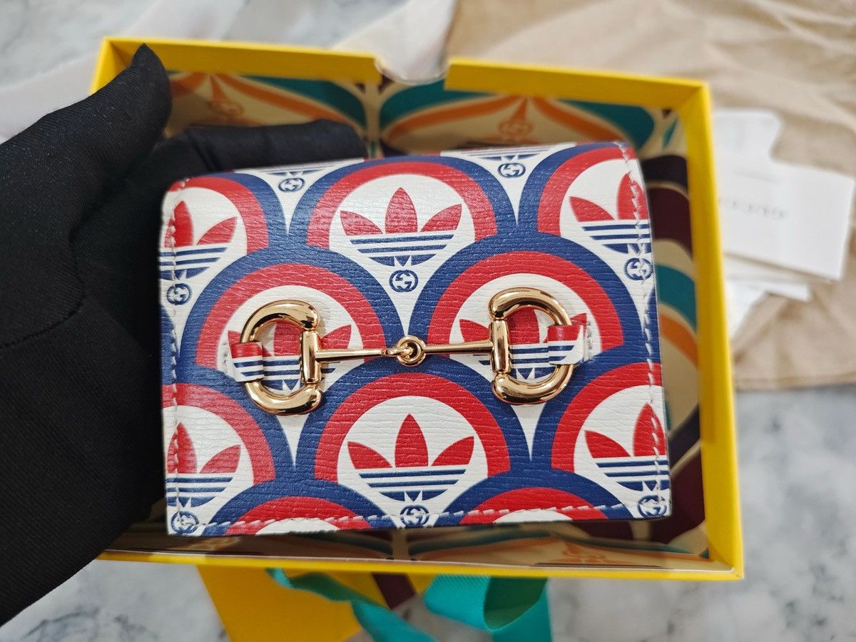 Adidas × Gucci gucci x adidas card case with horsebit Size ONE SIZE - 3 Thumbnail