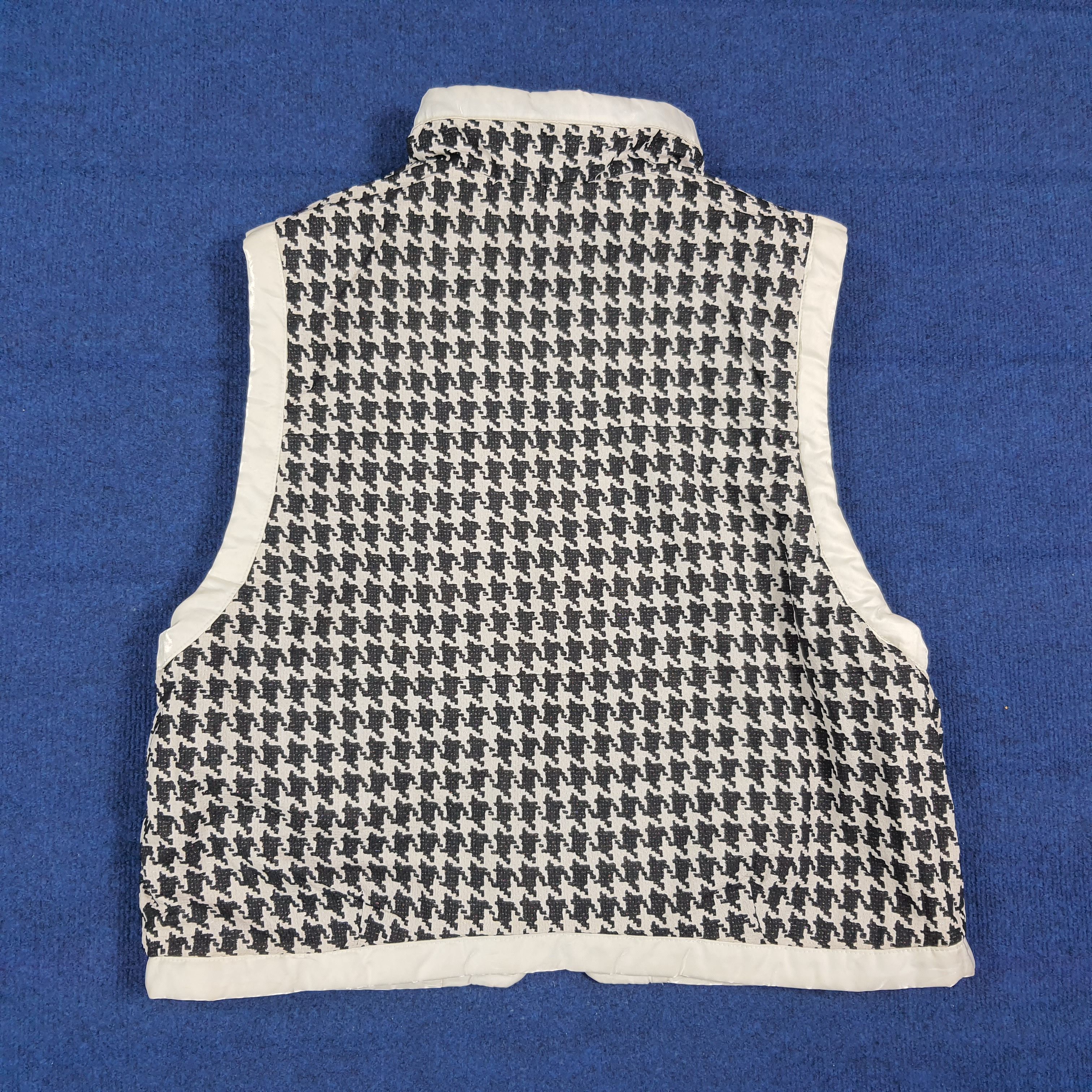 Ellesse Vintage Ellesse Reversible Fleece Vest Houndstooth C283N15 Size US L / EU 52-54 / 3 - 9 Thumbnail