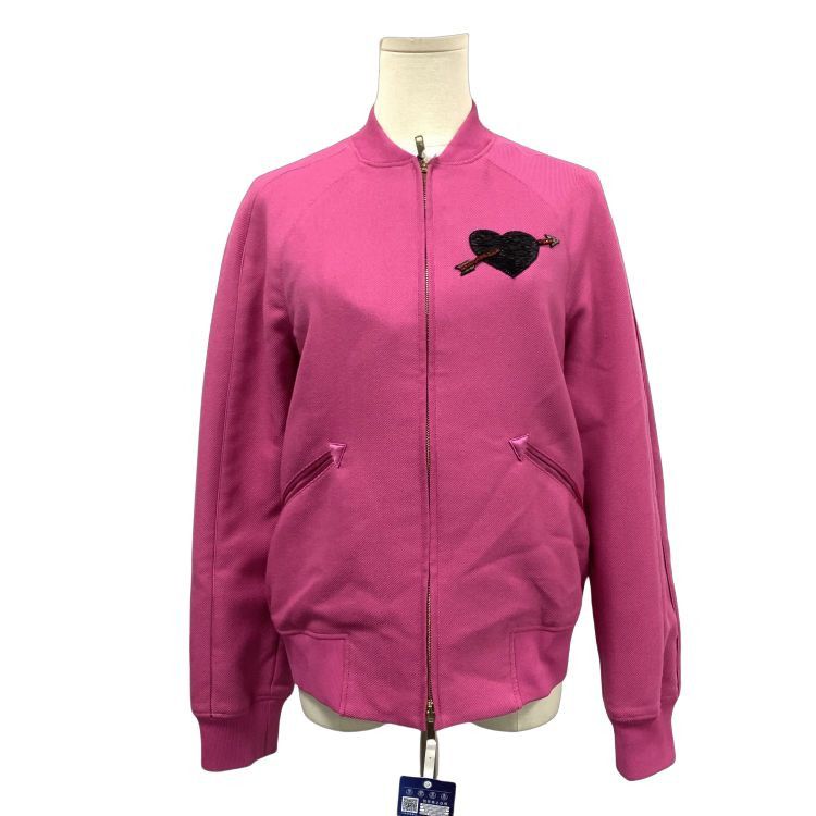 Valentino Valentino Beaded Heart Bomber Jacket Size 36 Size XS / US 0-2 / IT 36-38 - 1 Thumbnail