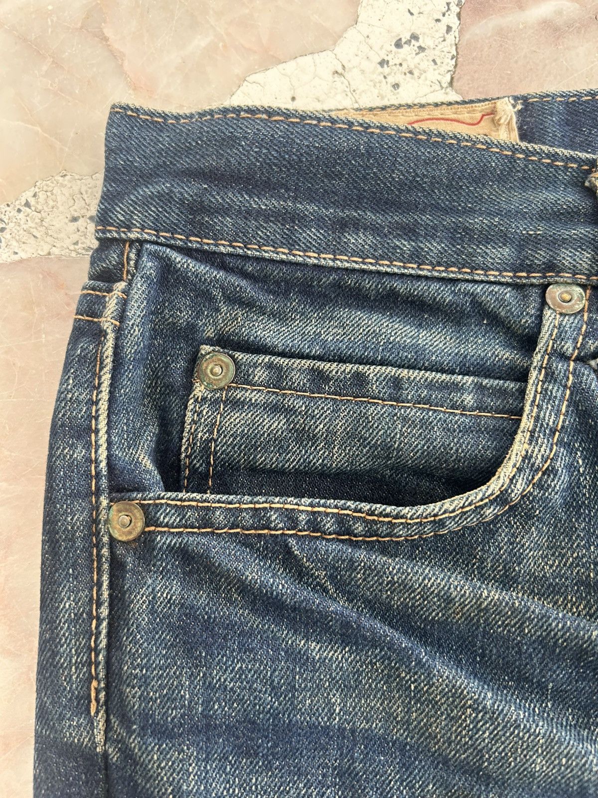 Japanese Brand Half Japan Denim Vintage Flare 90s Size US 28 / EU 44 - 5 Thumbnail