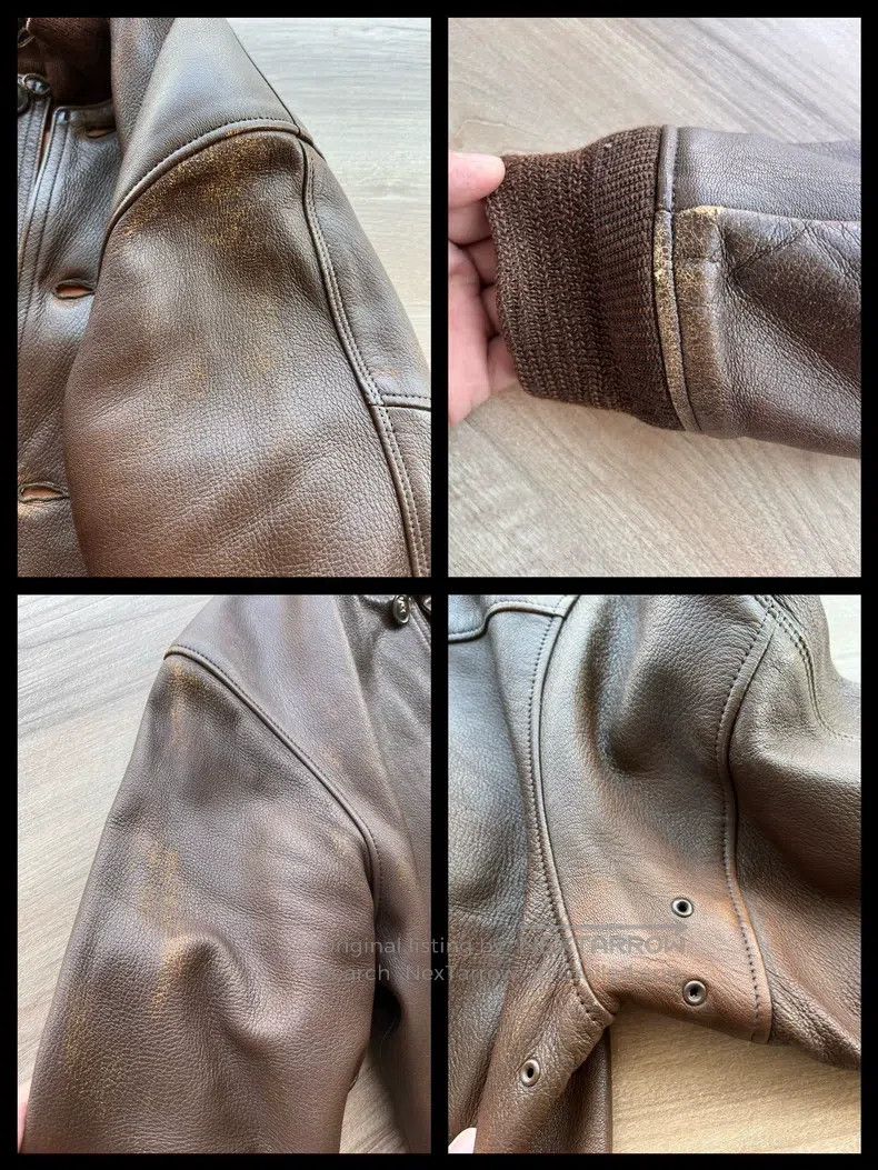 The Real McCoy's The Real McCoys Goatskin flight jacket Size US M / EU 48-50 / 2 - 7 Thumbnail