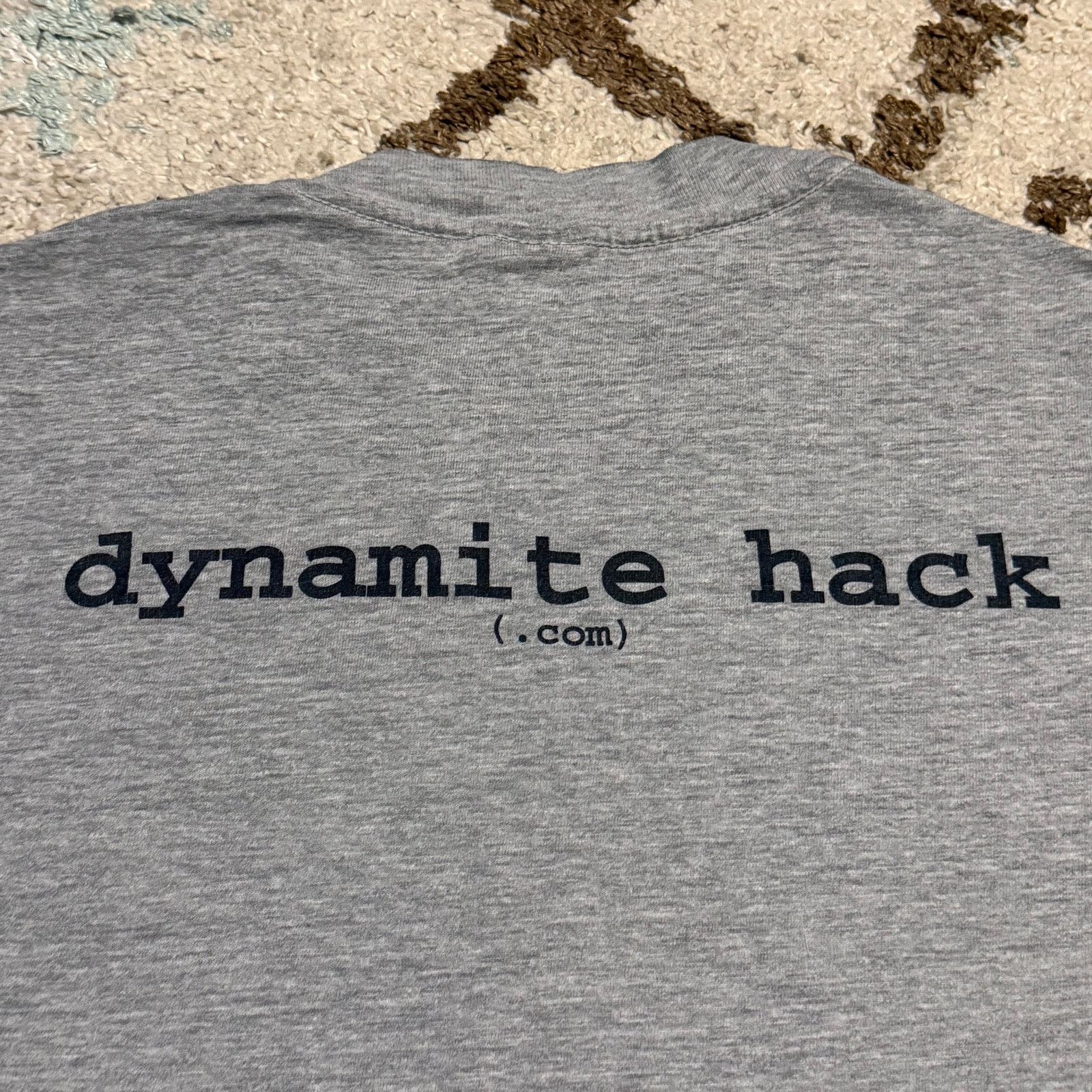 Band Tees × Hanes × Vintage Vintage Dynamite Hack Shirt Large 2000s Alternative Rock Size US L / EU 52-54 / 3 - 4 Thumbnail