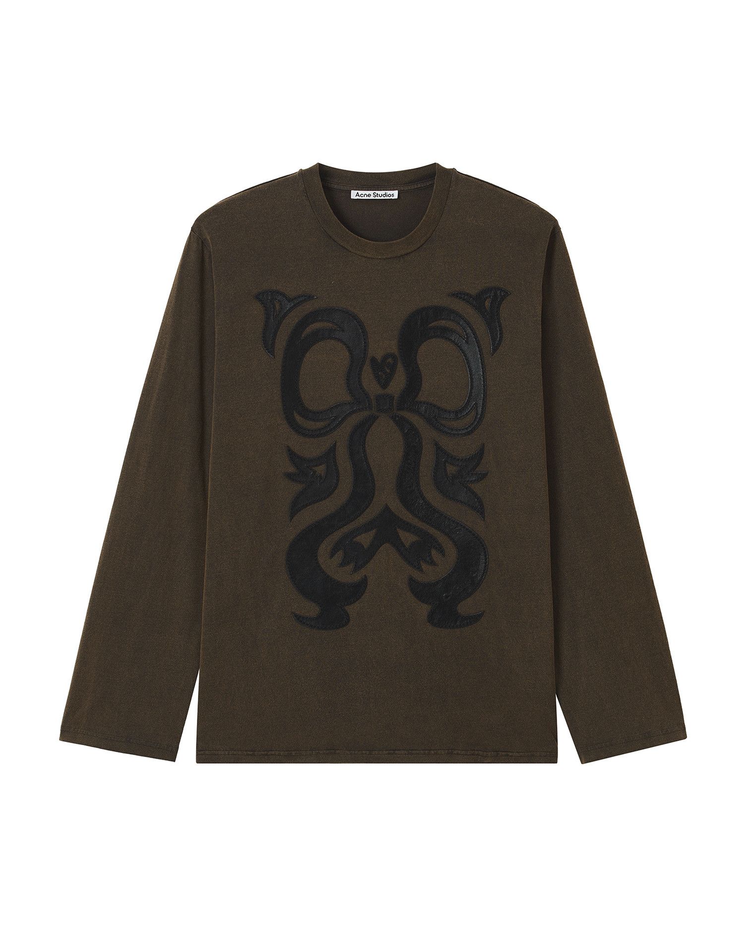 Acne Studios Acne Studios Pattern Detail Long Sleeve T-Shirt Size XS / US 0-2 / IT 36-38 - 1 Thumbnail