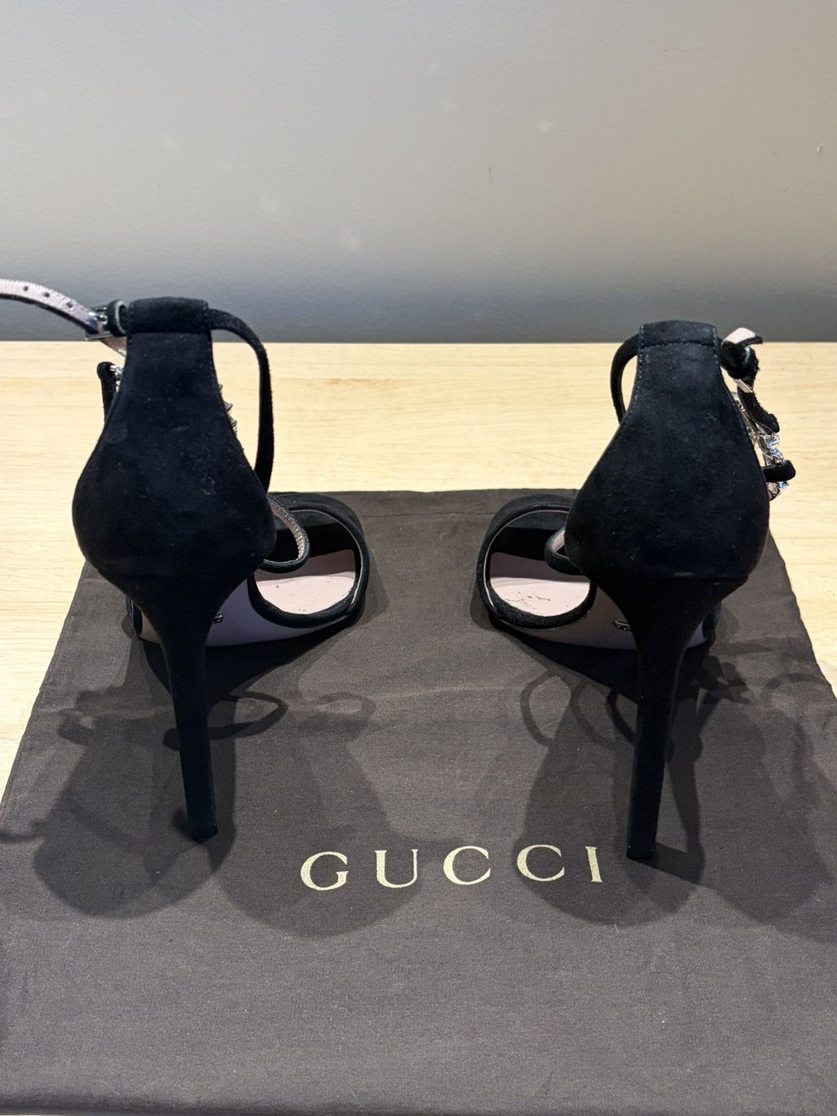 Gucci Gucci Sand Pelle S. Cuoio Scamosciato Heels Size US 9 / IT 39 - 5 Thumbnail