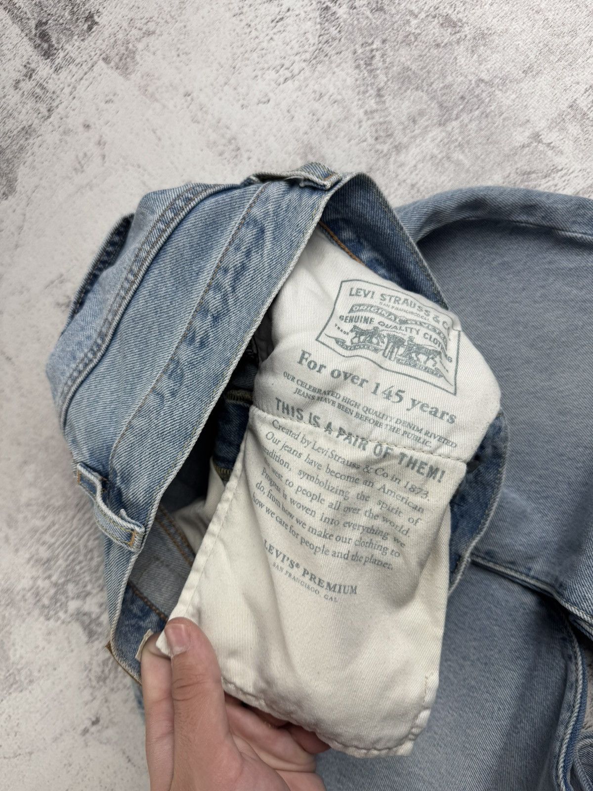 Levi's Levis 551 Premium Work Wear Men’s W29 L32 Cotton Light Blue Jeans Pants Trousers Size US 30 / EU 46 - 18 Thumbnail