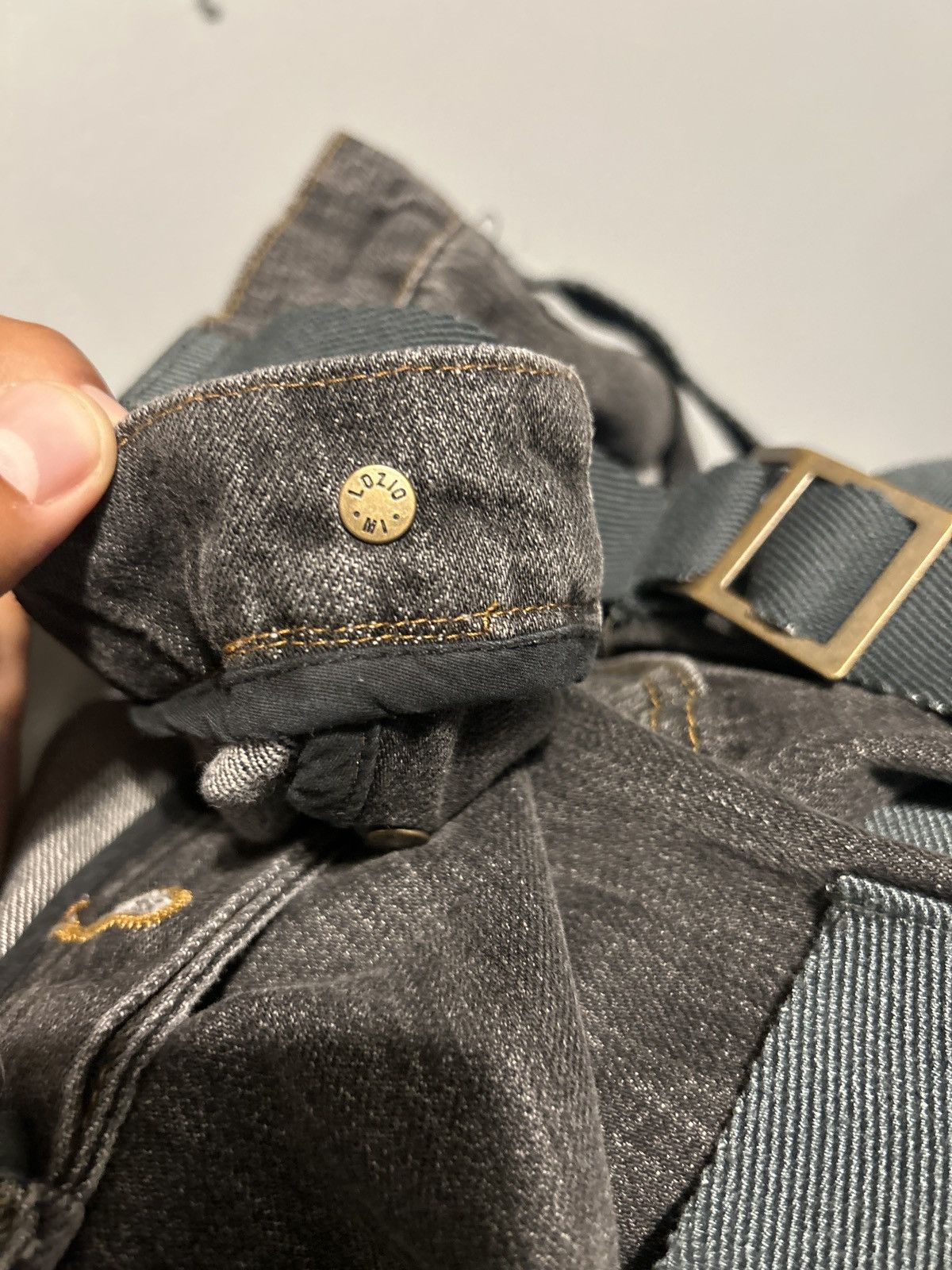 Dolce & Gabbana Vintage SS04 Dolce & Gabbana Archive Bondage Denim Jeans Size US 31 - 16 Thumbnail