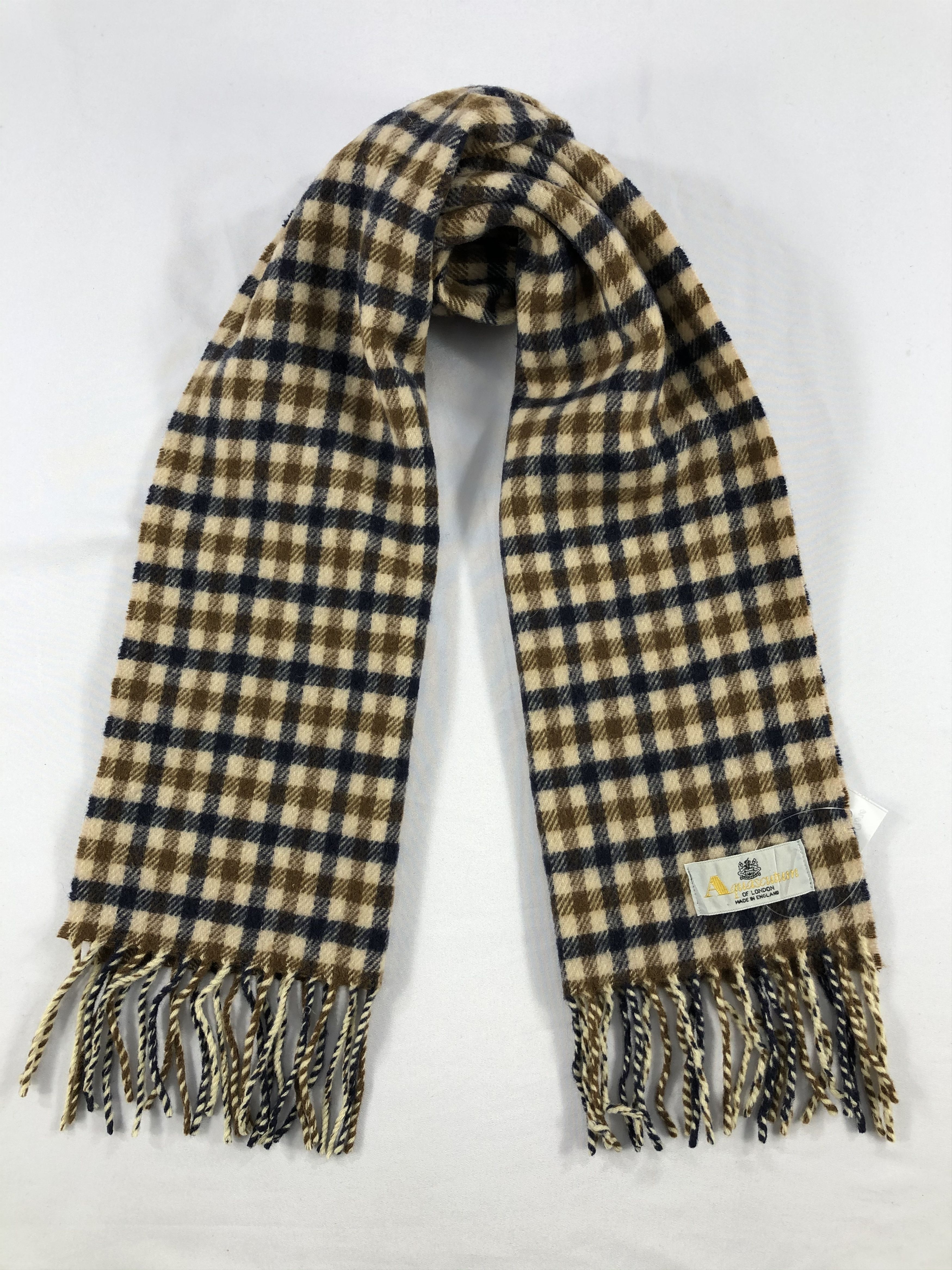Aquascutum Vintage Aquascutum Scarf/Muffler/Neckwear MF1789 Size ONE SIZE - 1 Thumbnail